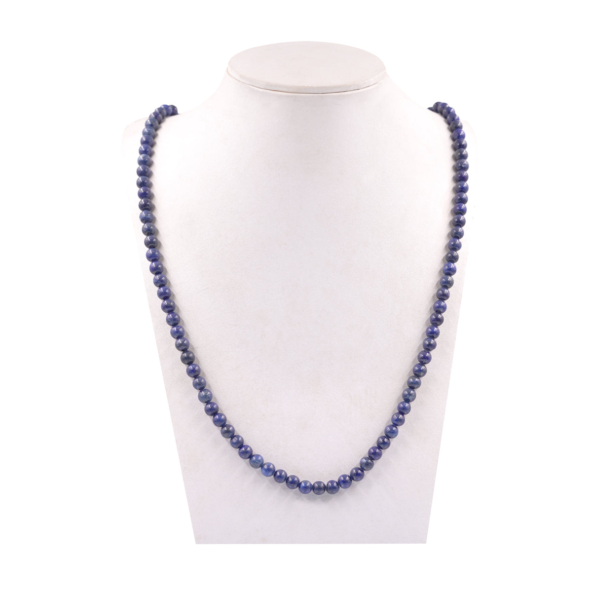 "Blue Lapis Lazuli Beads Mala To Wear 8MM Size 28Inches