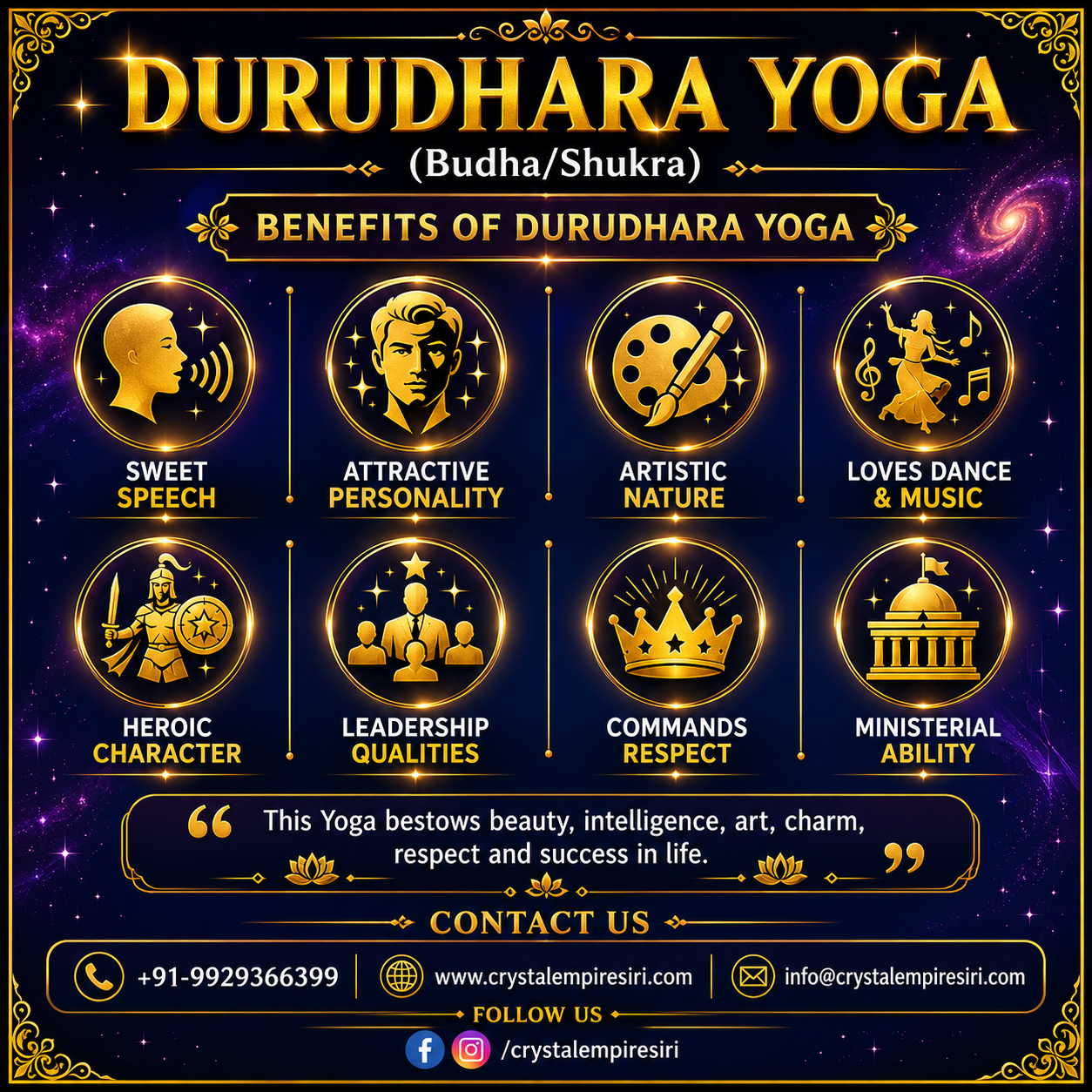 Durudhara Yoga Crystal Bracelet | Green Aventurine & Rose Quartz for Mercury–Venus Balance
