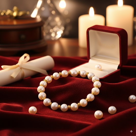 Pearl Bead Adjustable Bracelet