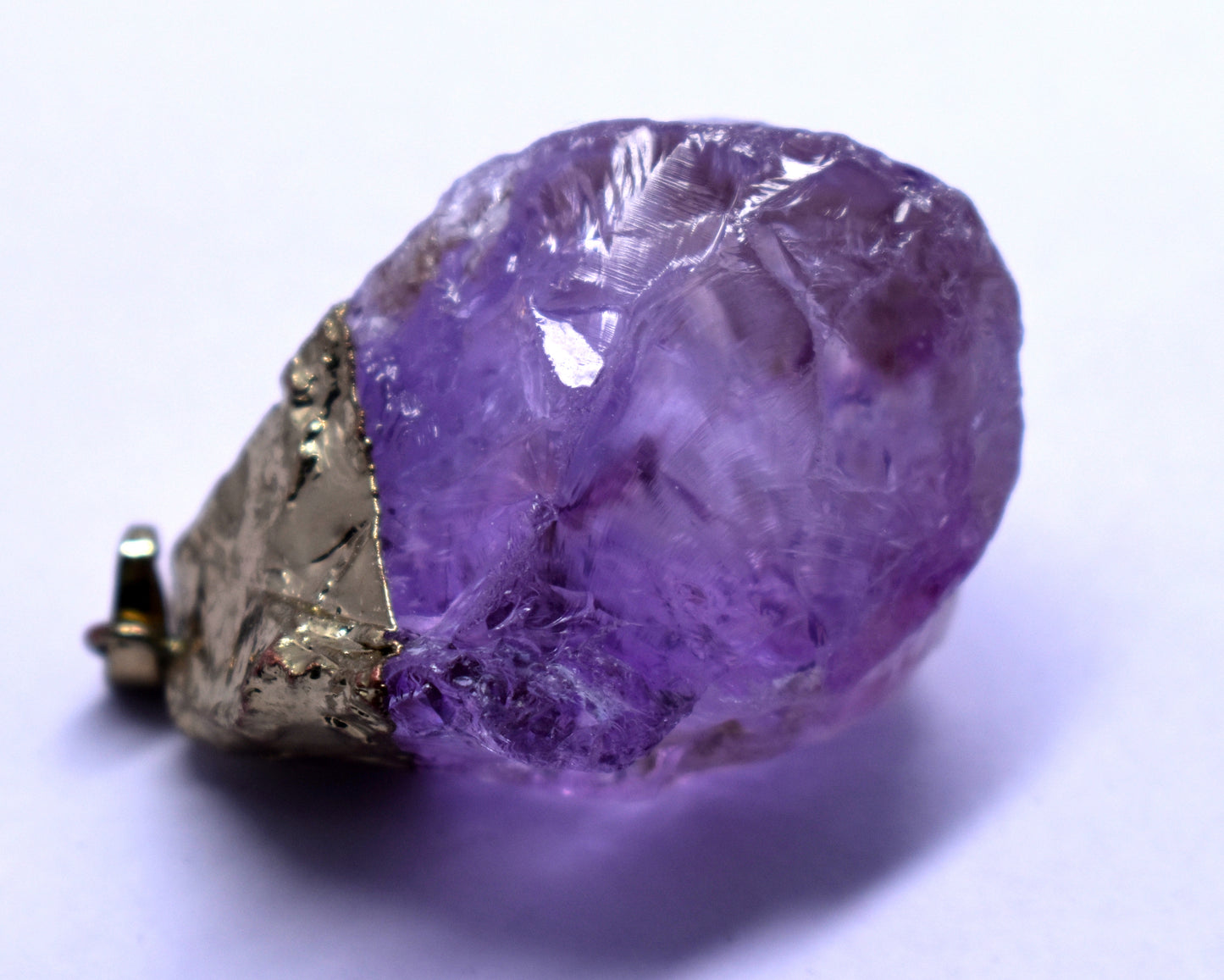 50.09 Gram Amethyst Rough Pendant – Raw Crystal Pendant for Inner Peace, Positive Energy, and Aura Cleansing #AmethystGemstone #HealingTools #SpiritualJewelry #ChakraBalance #EnergyHealing
