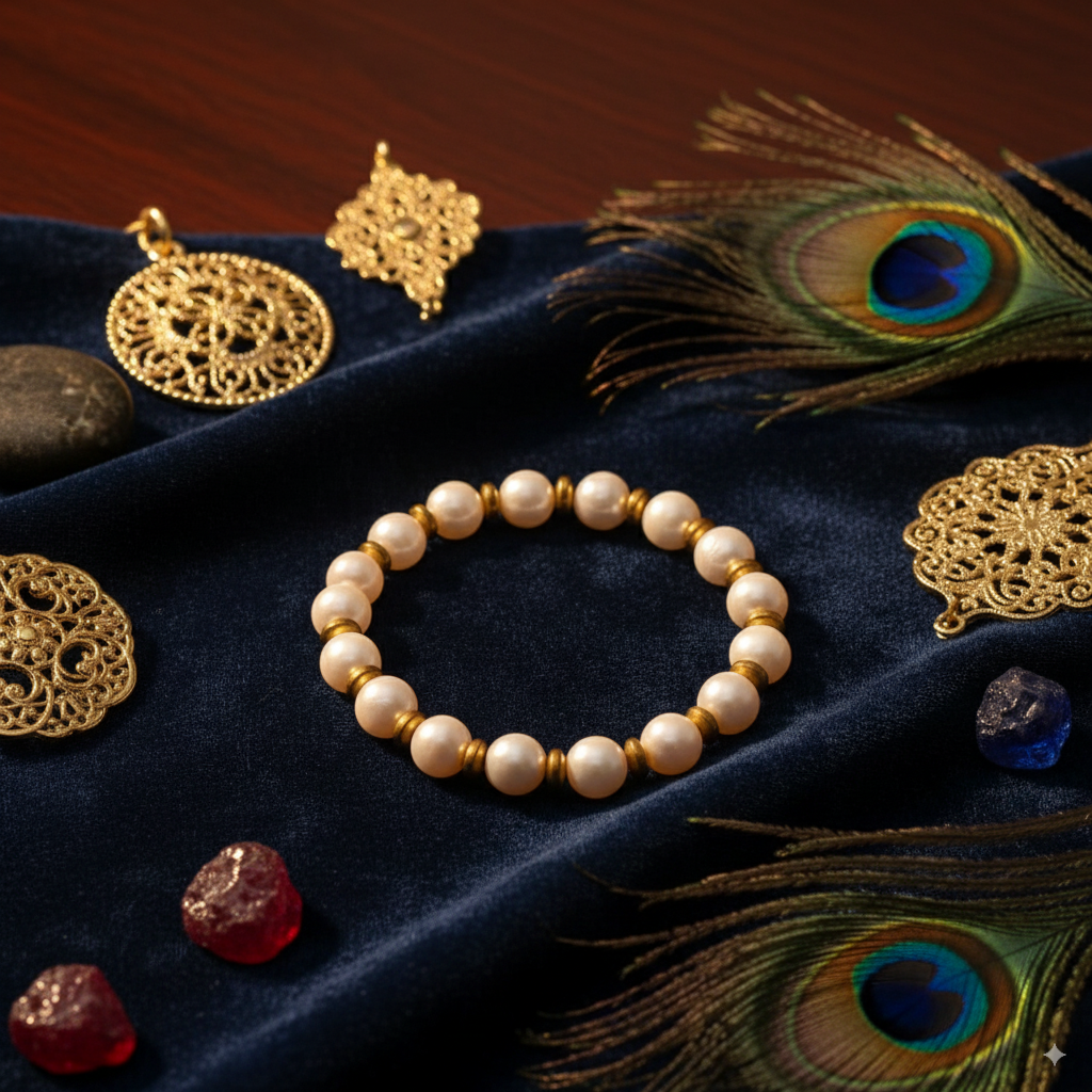 Pearl Bead Adjustable Bracelet