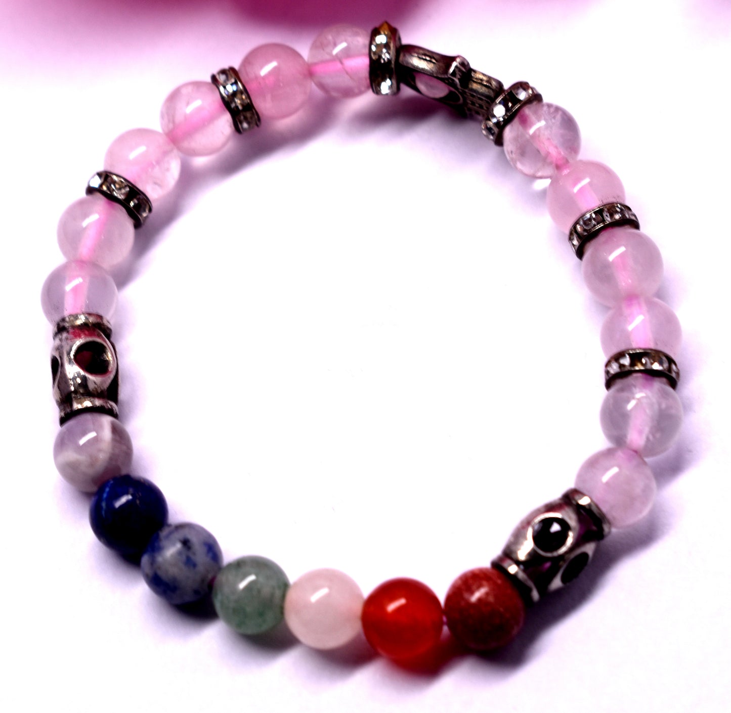 7 Chakra Adjustable Bracelet for Women & Men - Chakra Healing, Energy Balance, Spiritual Wellness, Unisex Beaded Bracelet