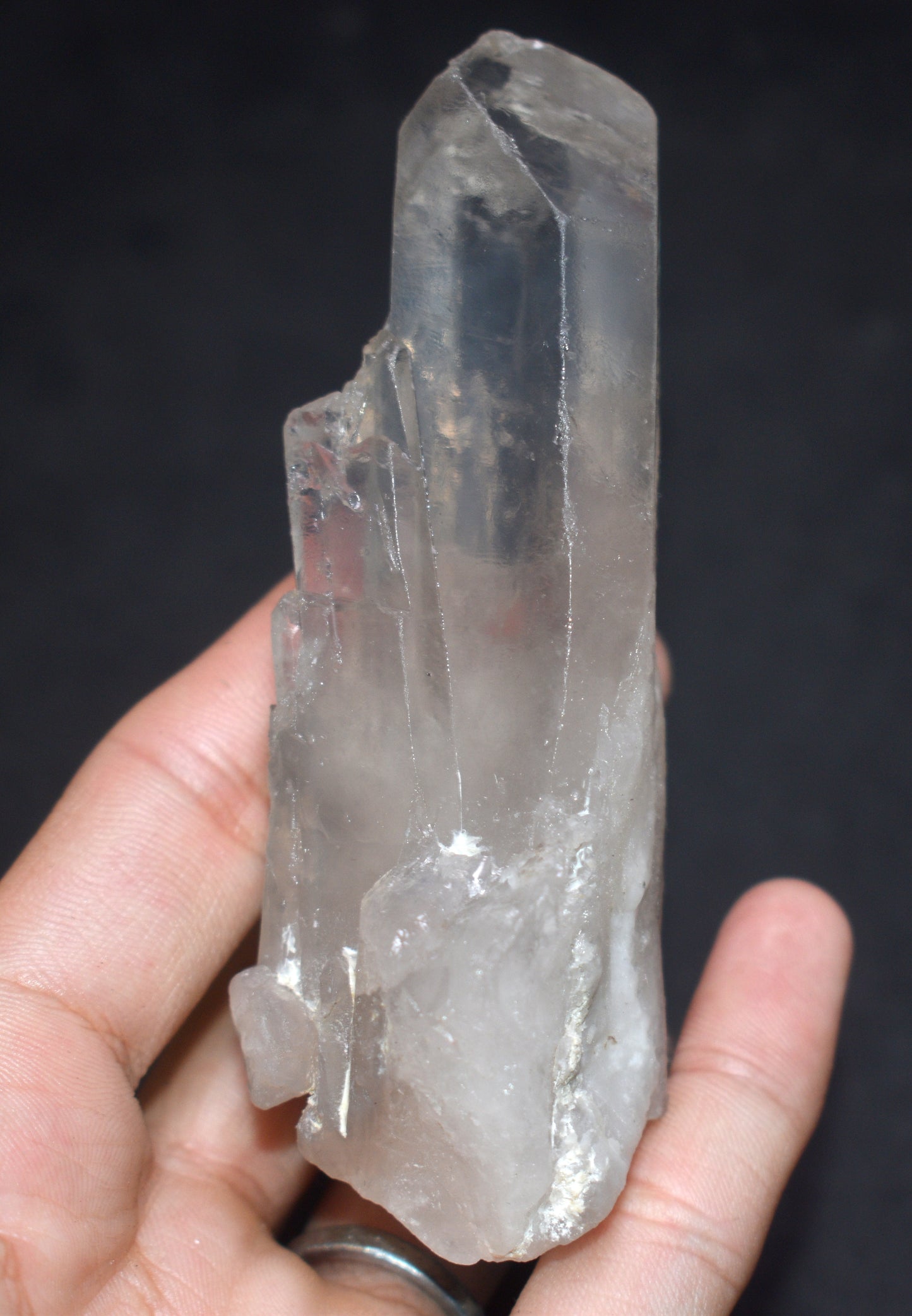 Phantom Lemurian Crystal Cluster, Master Starbrary Corinto Quartz - {Weight- 164.00 Gram} - Size- 4 inches Long