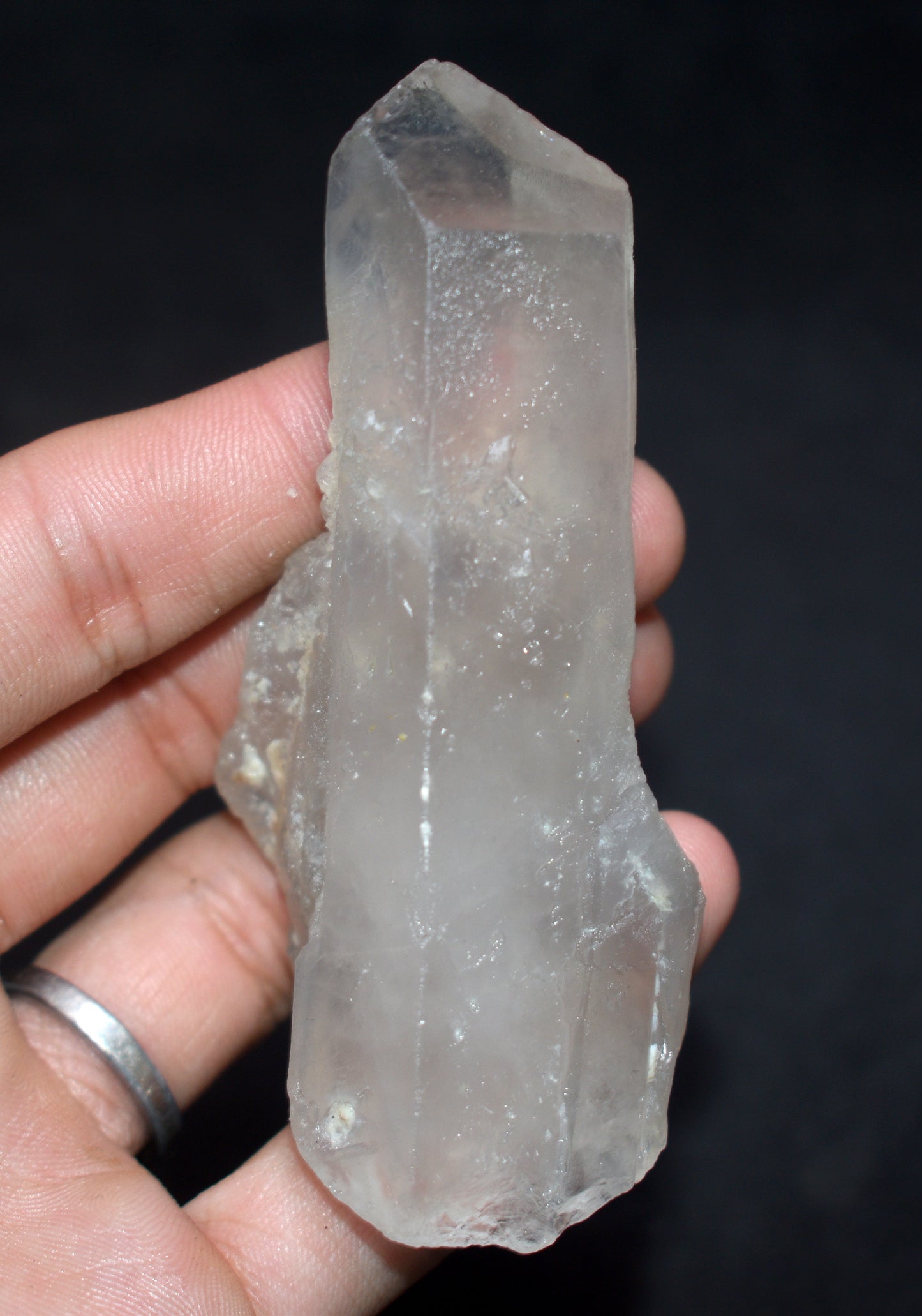 Natural Phantom Quartz Crystal Point – Healing Stone for Clarity & Growth - {Weight- 90.00 Gram} Size- 3.5'' inches Long
