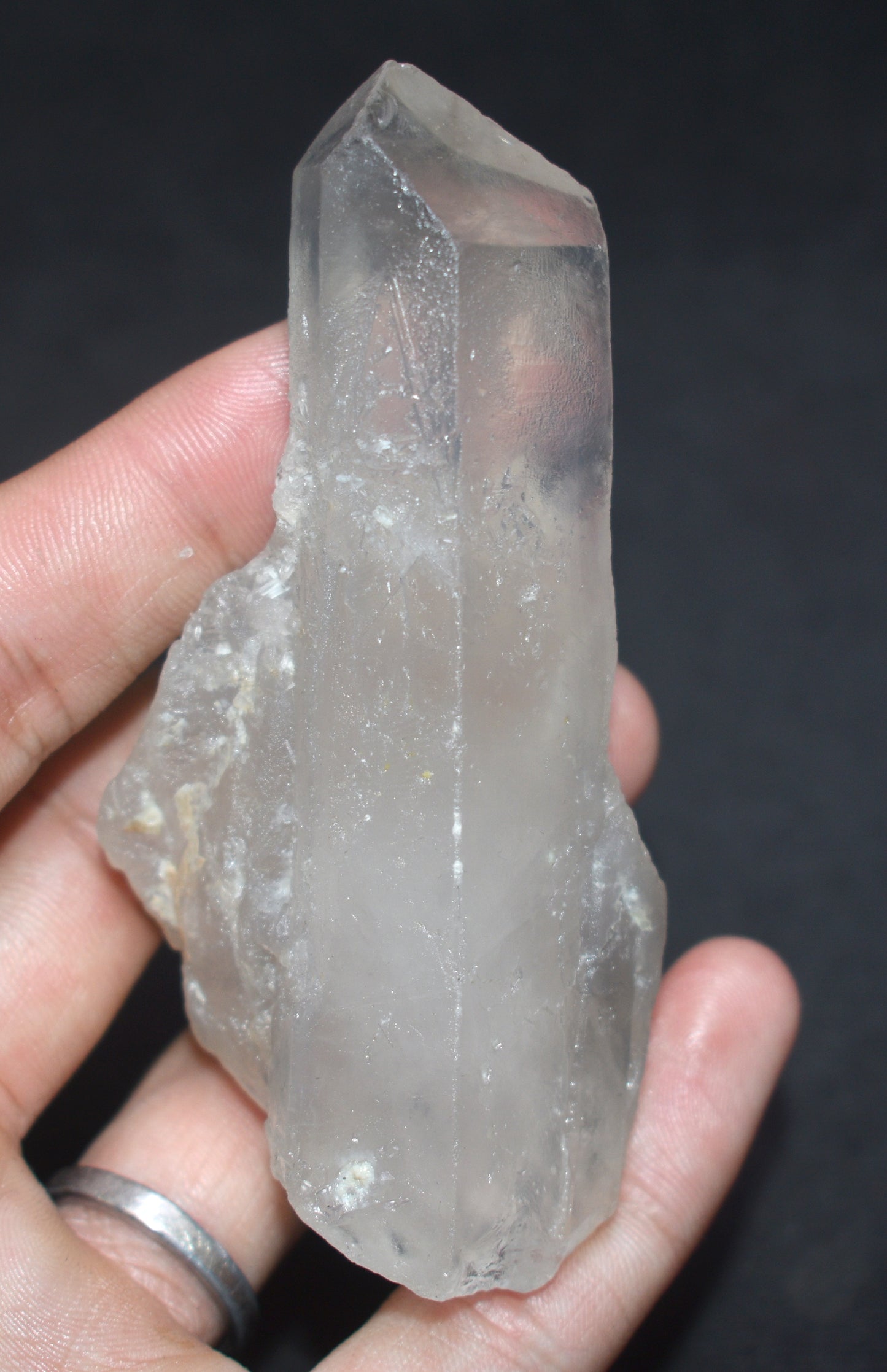 Natural Phantom Quartz Crystal Point – Healing Stone for Clarity & Growth - {Weight- 90.00 Gram} Size- 3.5'' inches Long