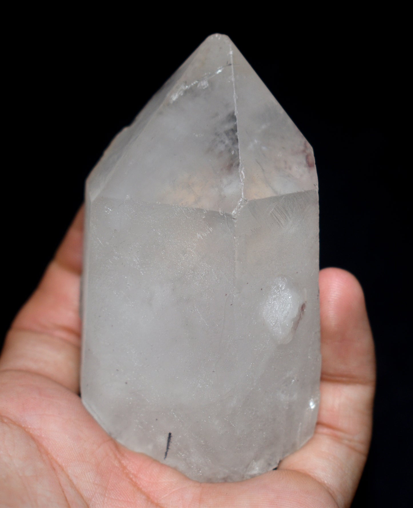 Very Beautiful Lemurian Seed Crystal Point – Clear Energizing- {Weight- 197.00 Gram}, Size- 3.5'' inches Long