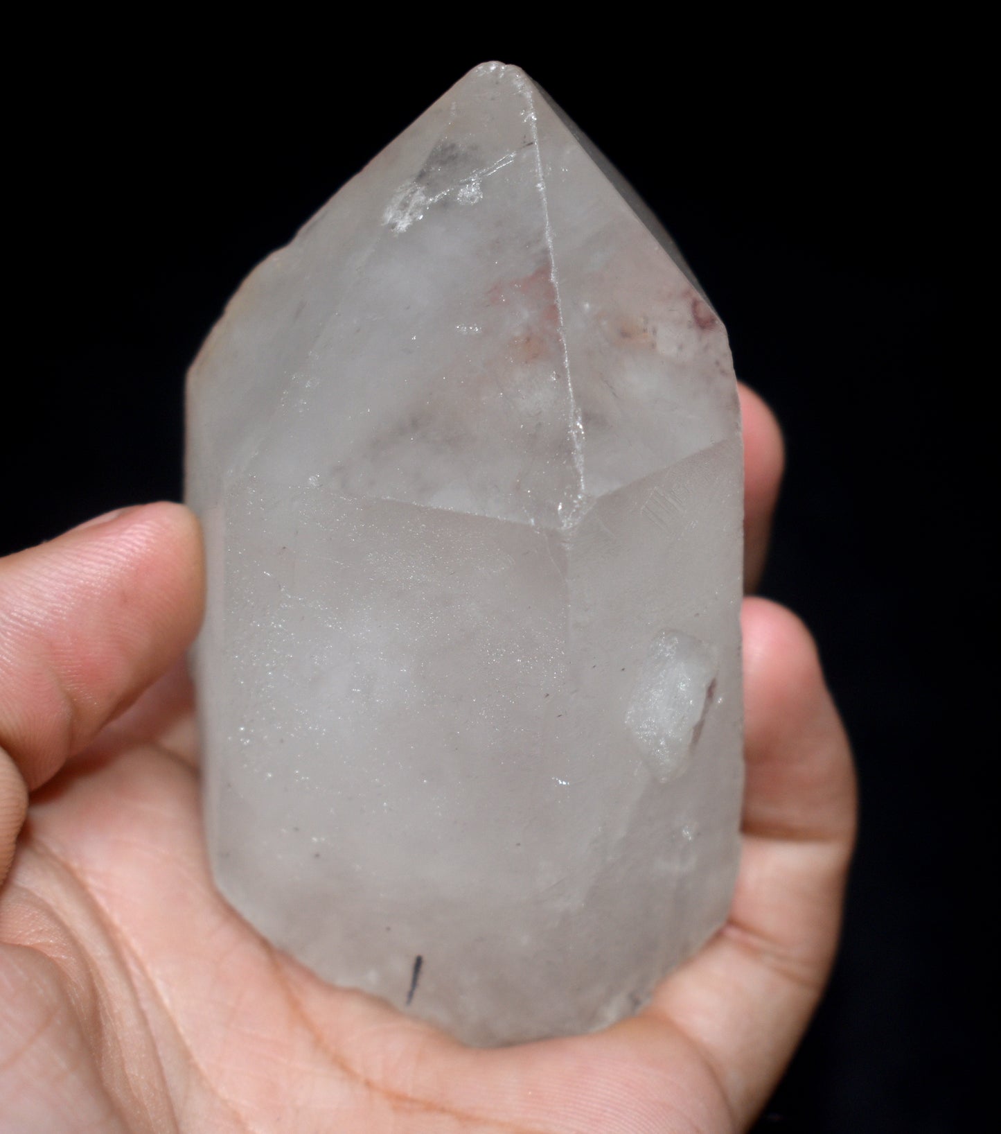 Very Beautiful Lemurian Seed Crystal Point – Clear Energizing- {Weight- 197.00 Gram}, Size- 3.5'' inches Long