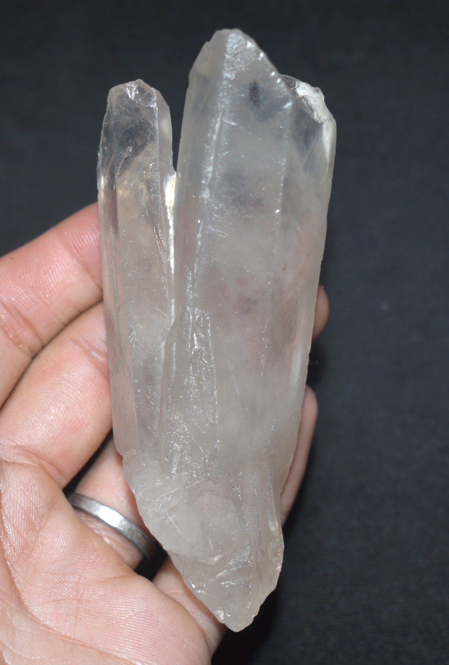 Beautiful Tantric Twin Crystal – Soul Mate Crystal - Enhances Energy Flow and Spiritual Healing- {Weight- 134.00 Gram} Size- 4'' inches Long