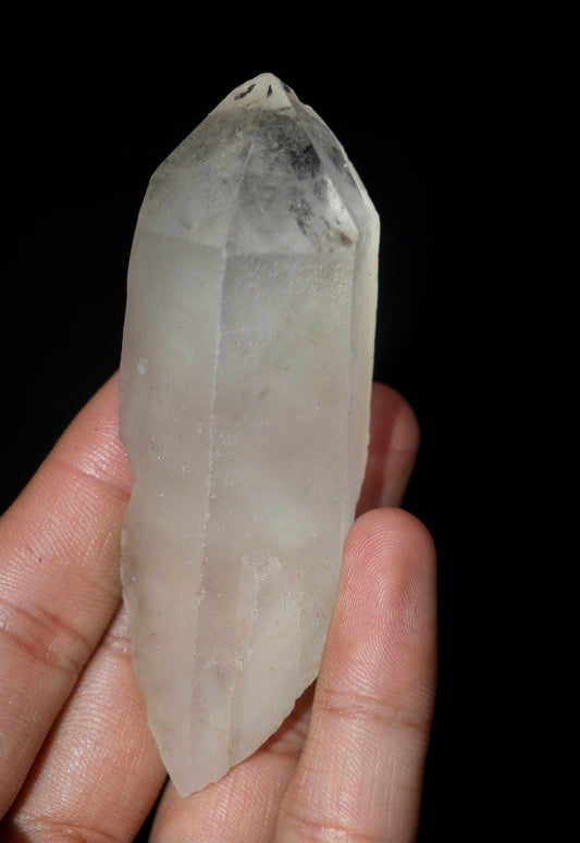 Natural Lemurian Seed Crystal Point – Clear Energizing- {Weight- 75.00 Gram}, Size- 3.5'' inches Long
