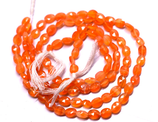 A 13-inch strand of natural Carnelian oval faceted beads, ideal for creating vibrant and energetic jewelry designs.
#Carnelian #OvalBeads #FacetedBeads #GemstoneJewelry #JewelryMaking #NaturalGemstones #BeadedJewelry #CustomJewelry #VibrantDesigns #LuxuryJewelry