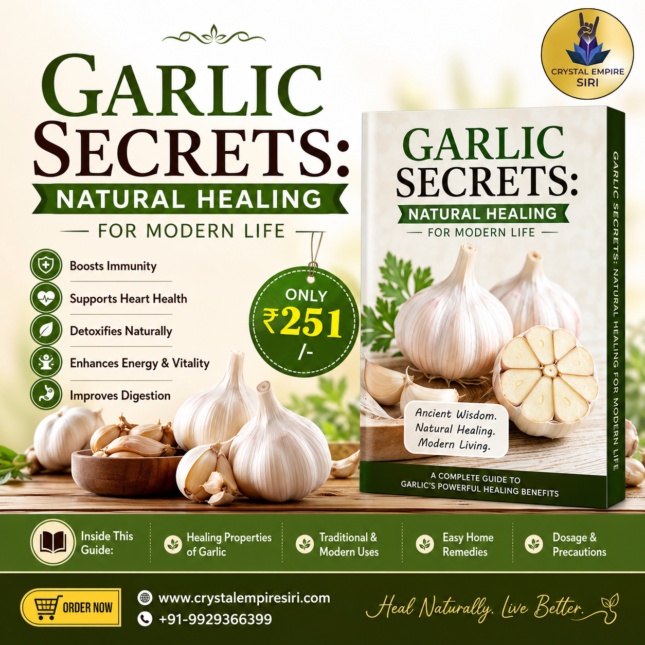 Garlic Secrets: Natural Healing for Modern Life