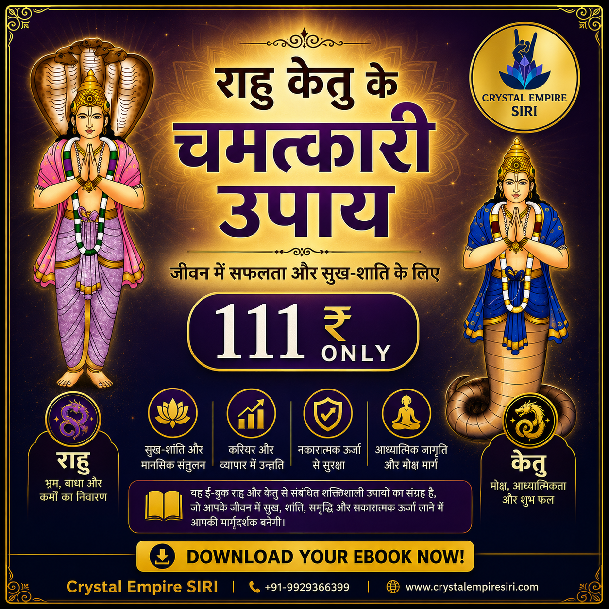 राहु केतु के चमत्कारी उपाय eBook