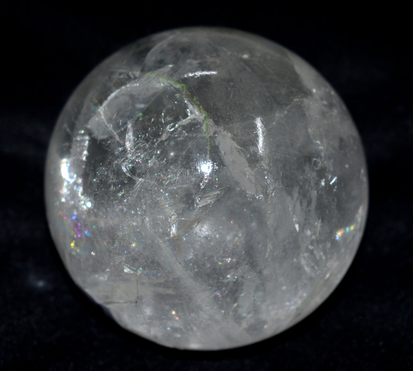 Round Crystal Quartz Ball Sphere – Polished Healing Ball for Energy & Meditation - {Weight- 805.00 Gram}