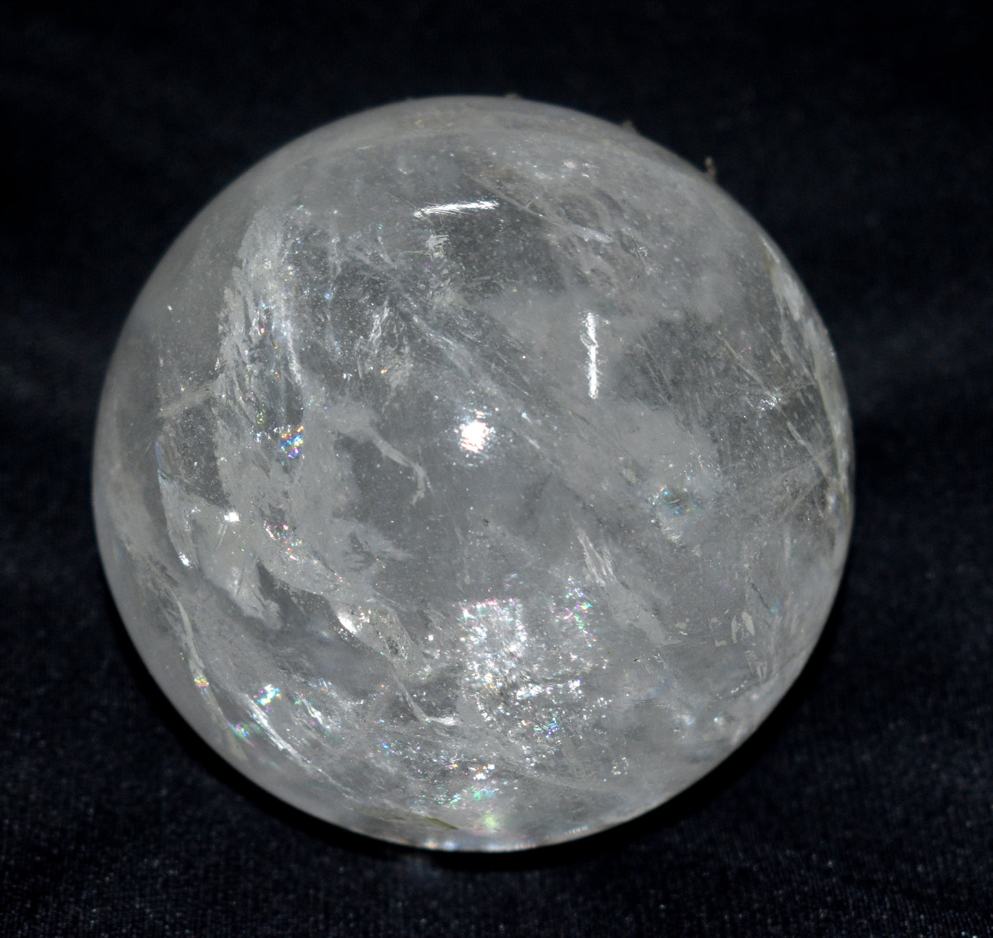 Round Crystal Quartz Ball Sphere – Polished Healing Ball for Energy & Meditation - {Weight- 805.00 Gram}