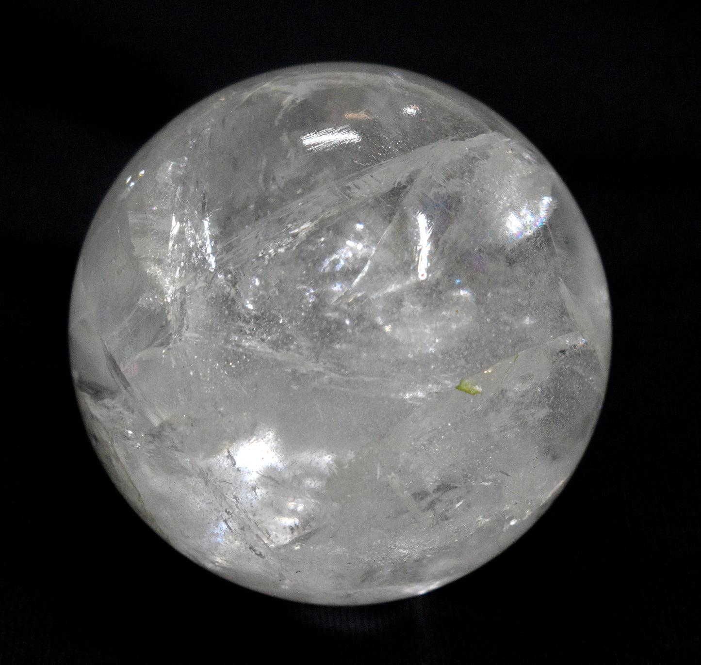 Round Crystal Quartz Ball Sphere – Polished Healing Ball for Energy & Meditation - {Weight- 805.00 Gram}