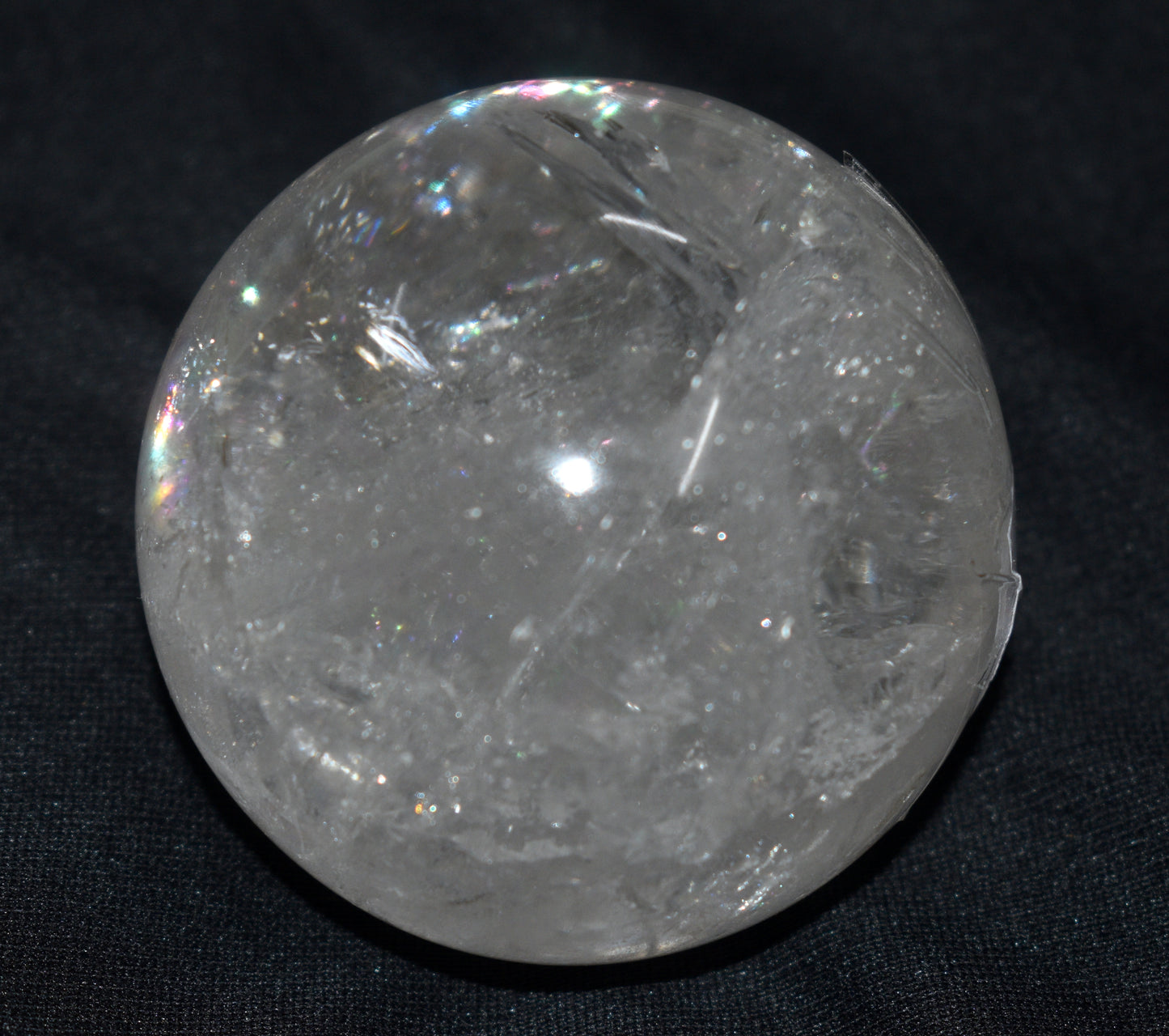 Crystal Quartz Round Ball Sphere – Polished Healing Ball for Energy & Meditation - {Weight- 459.00 Gram}