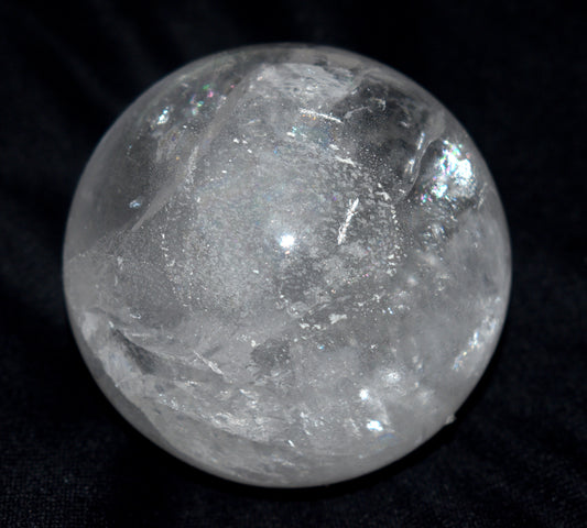 Natural Crystal Quartz Round Ball Sphere – Polished Healing Ball for Energy & Meditation - {Weight- 674.00 Gram}