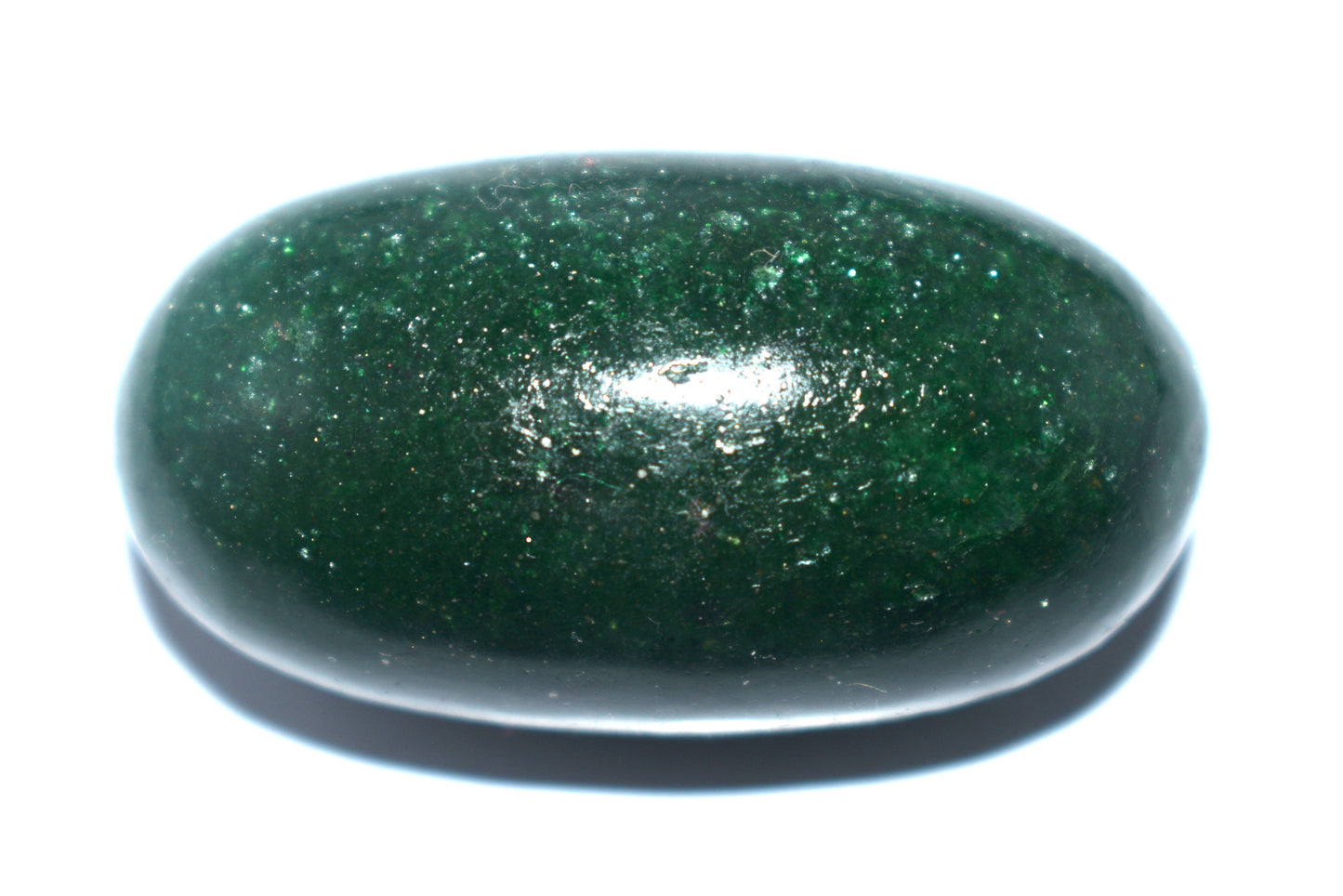 "Green Aventurine Shiva Lingam - Divine Energy for Prosperity & Healing" - {Weight- 33.40 Gram}