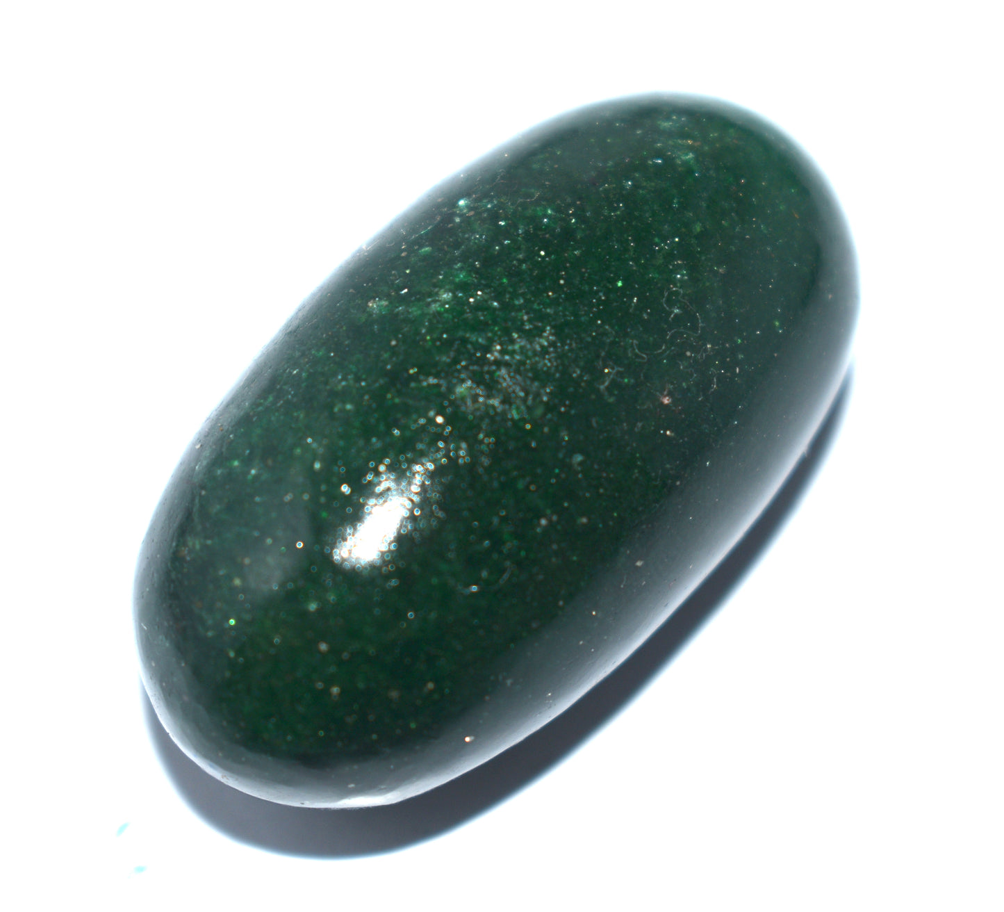 "Green Aventurine Shiva Lingam - Divine Energy for Prosperity & Healing" - {Weight- 33.40 Gram}