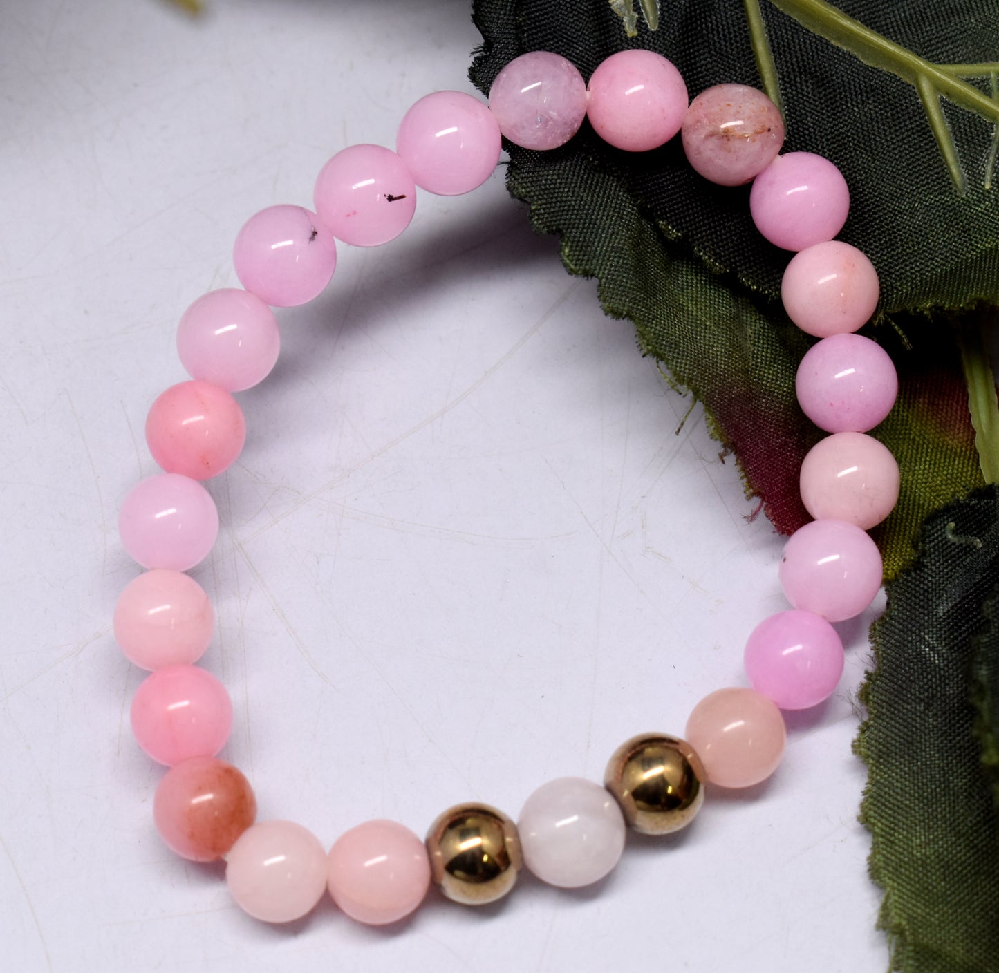 Rose Quartz Adjustable Bracelet