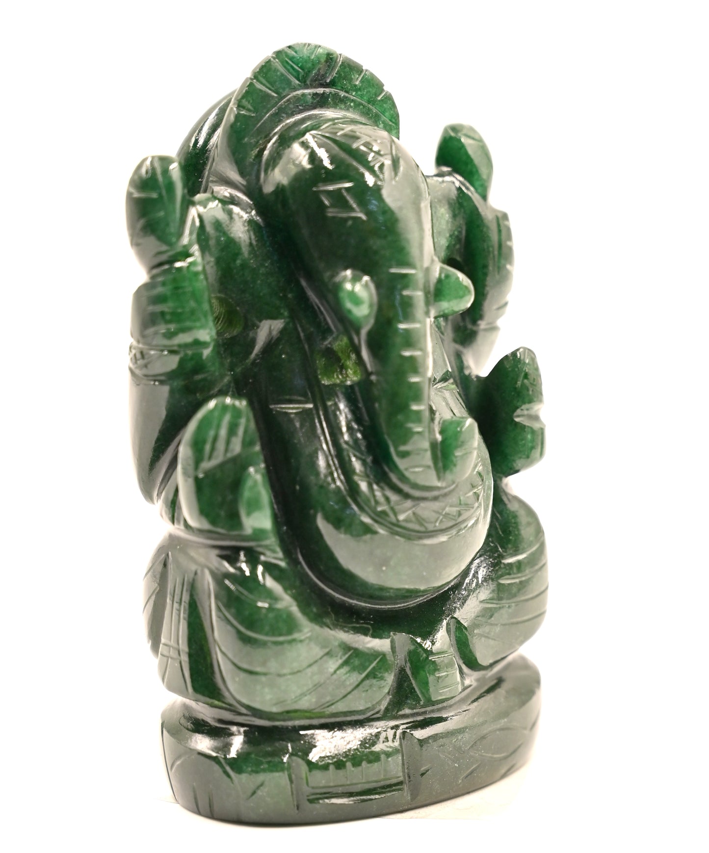 Green Aventurine Ganesh 303 Gram