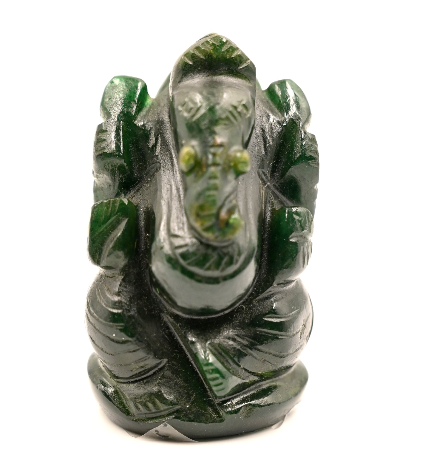 Green Aventurine Ganesh 132 Gram