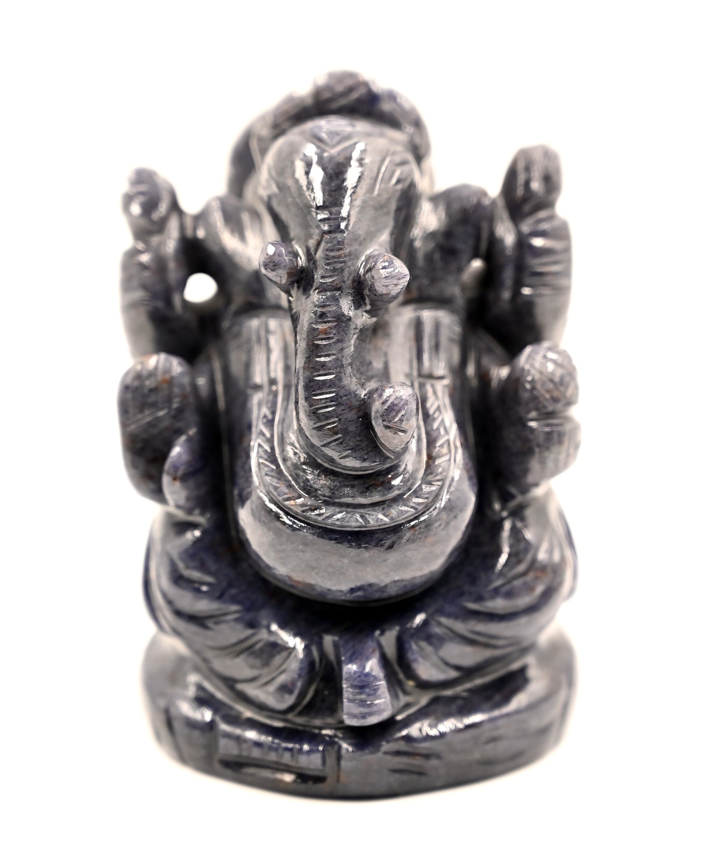 Blue Aventurine Ganesh 463 Gram