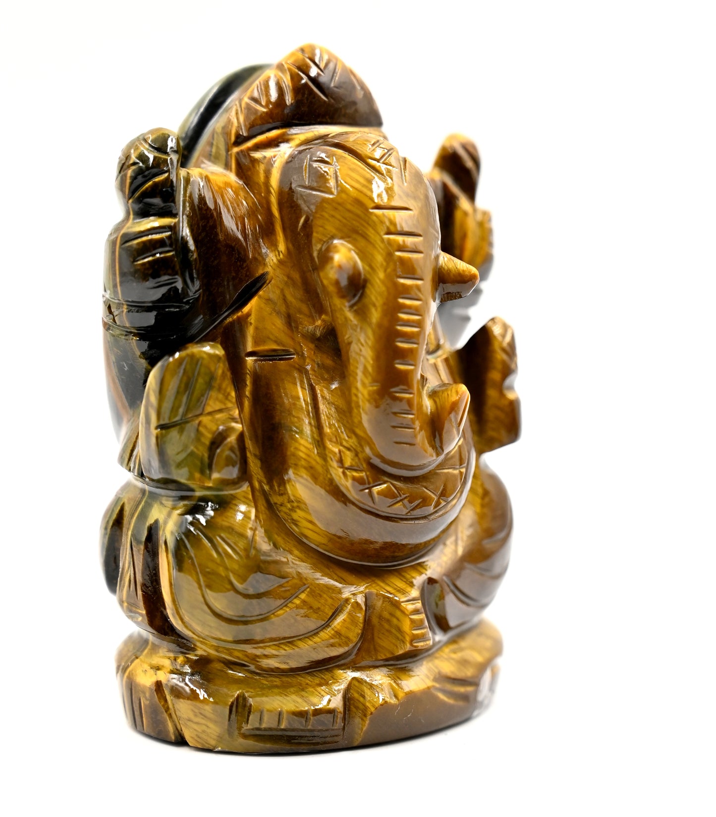 Tiger Eye Ganesh 301 Gram
