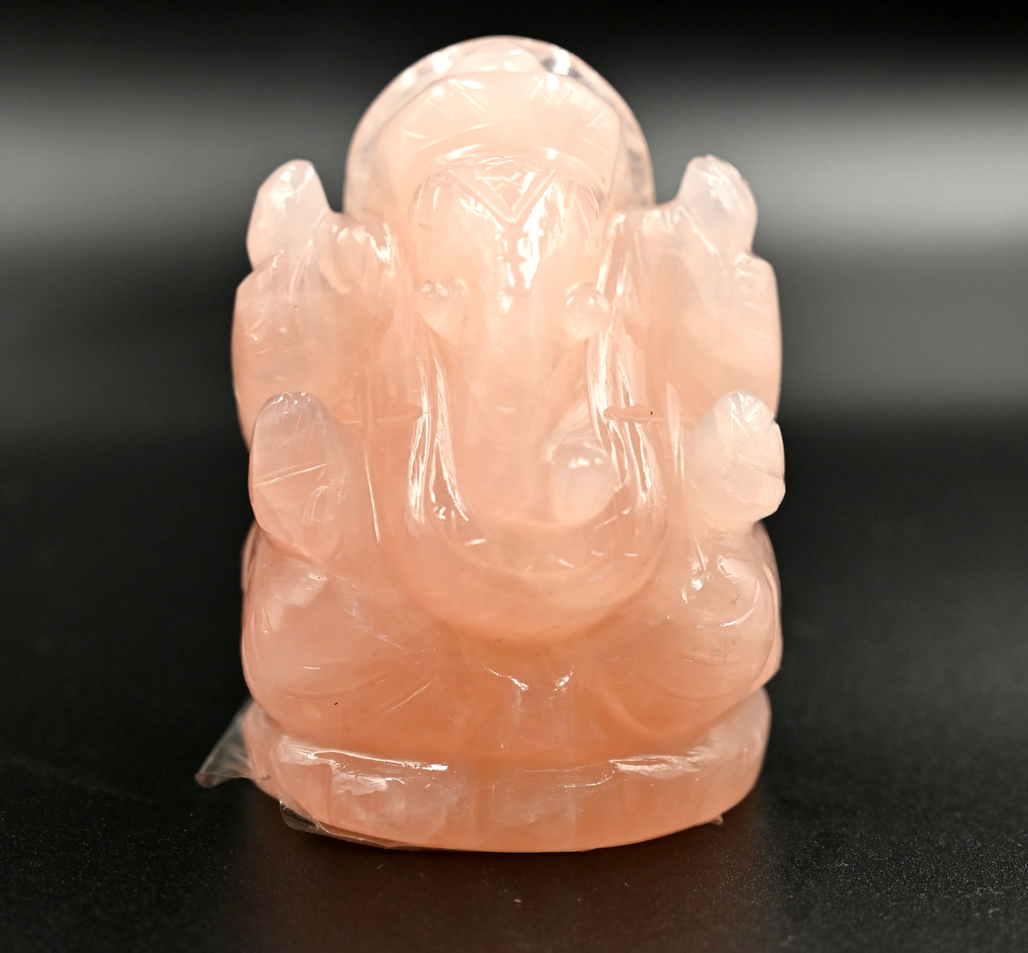 Rose Quartz Ganesh 235 Gram