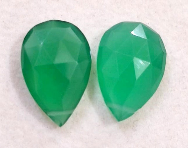 Green Onyx Briolette Cut Drilled Loose Pair Gemstones – Elegant and Versatile #GreenOnyx #BrioletteGemstones #LooseGemstones #ElegantJewelry #Versatile