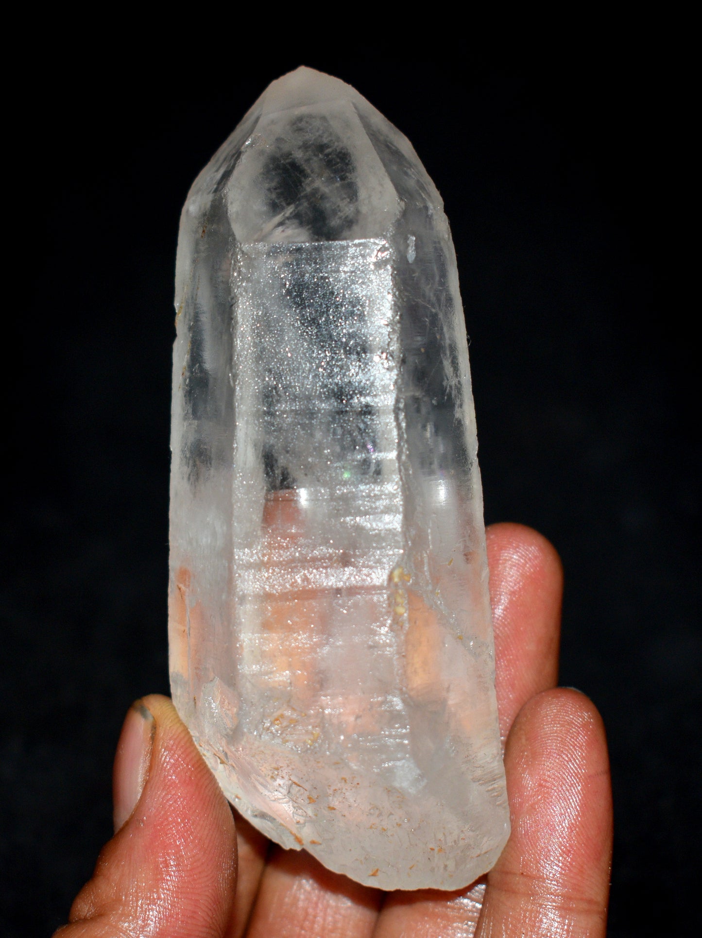 Very Beautiful Natural Lemurian Big Size Crystal – Clear Energizing- {Weight- 208.20 Gram},