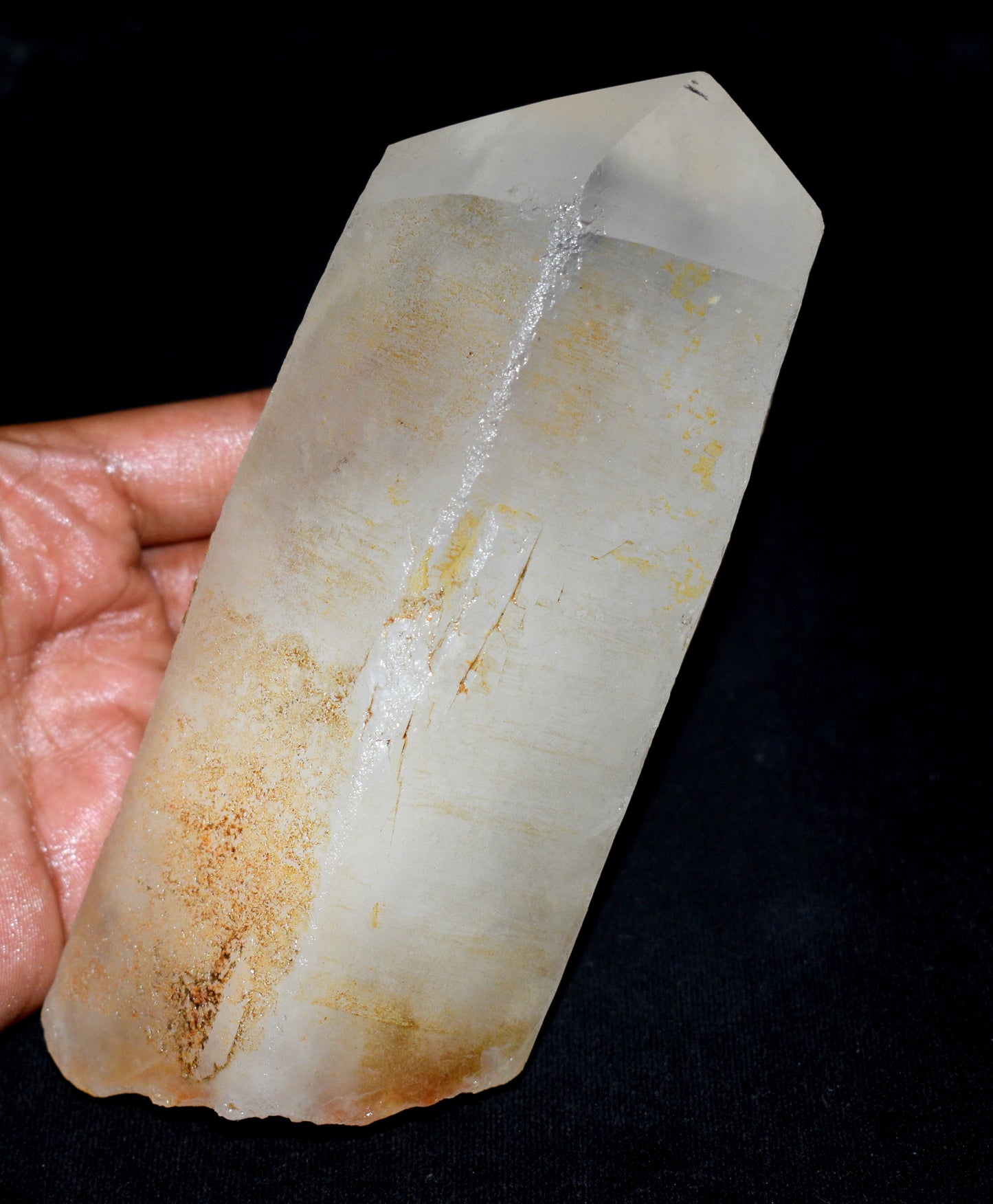 Very Rare And Beautiful Natural Lemurian Big Size Crystal – Clear Energizing- {Weight- 926.80 Gram},