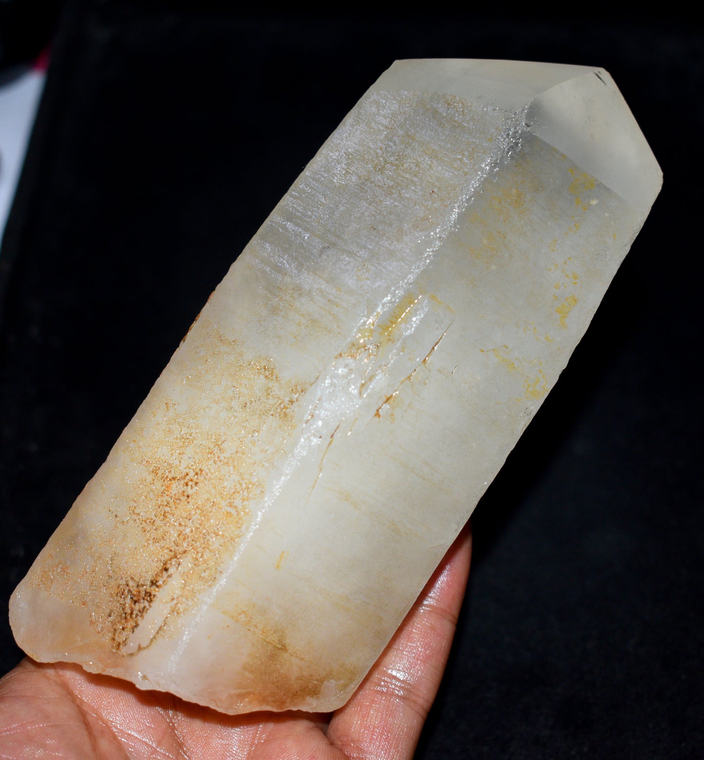 Very Rare And Beautiful Natural Lemurian Big Size Crystal – Clear Energizing- {Weight- 926.80 Gram},