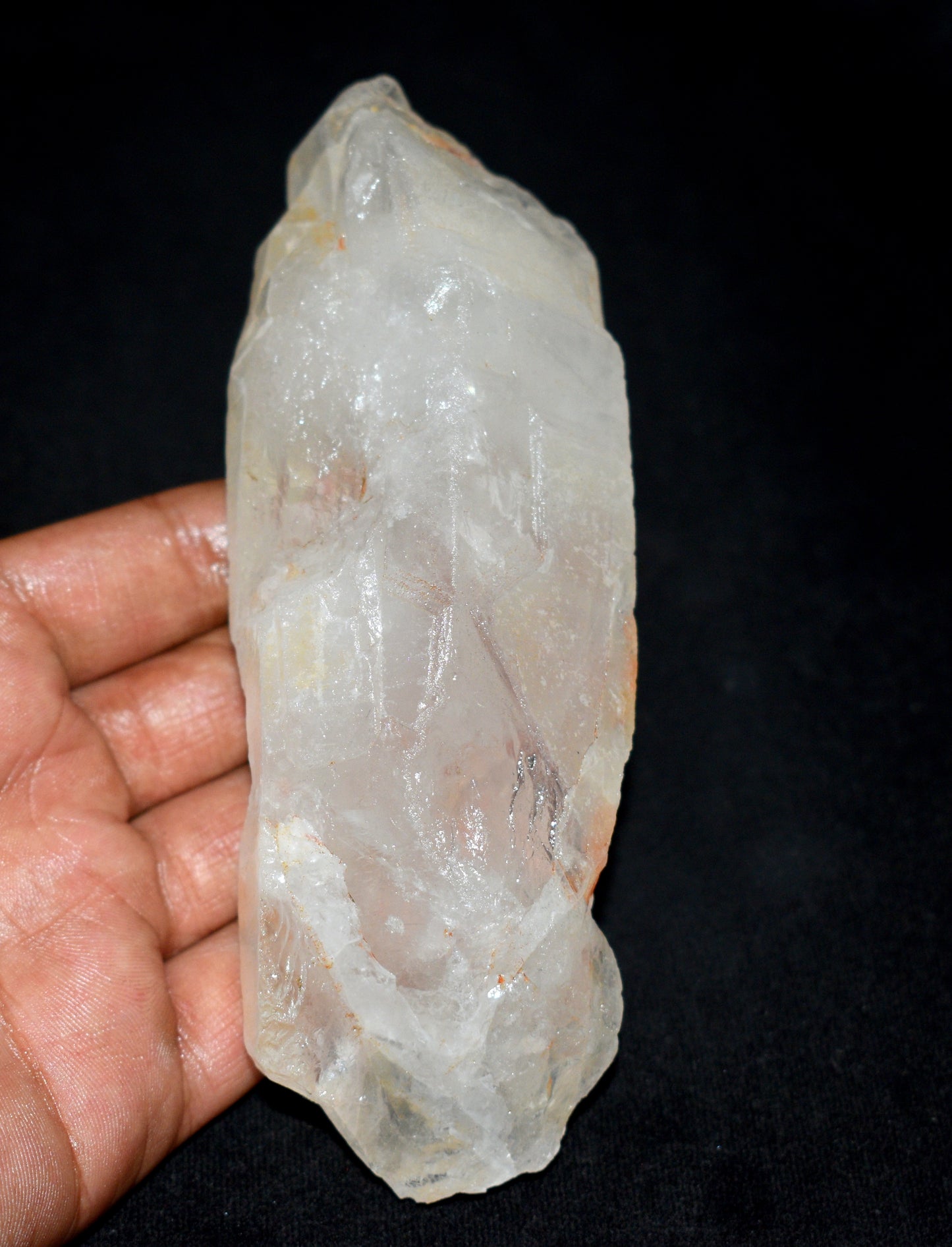 Rare And Beautiful Natural Lemurian Window Crystal – Clear Energizing- {Weight- 395.00 Gram},
