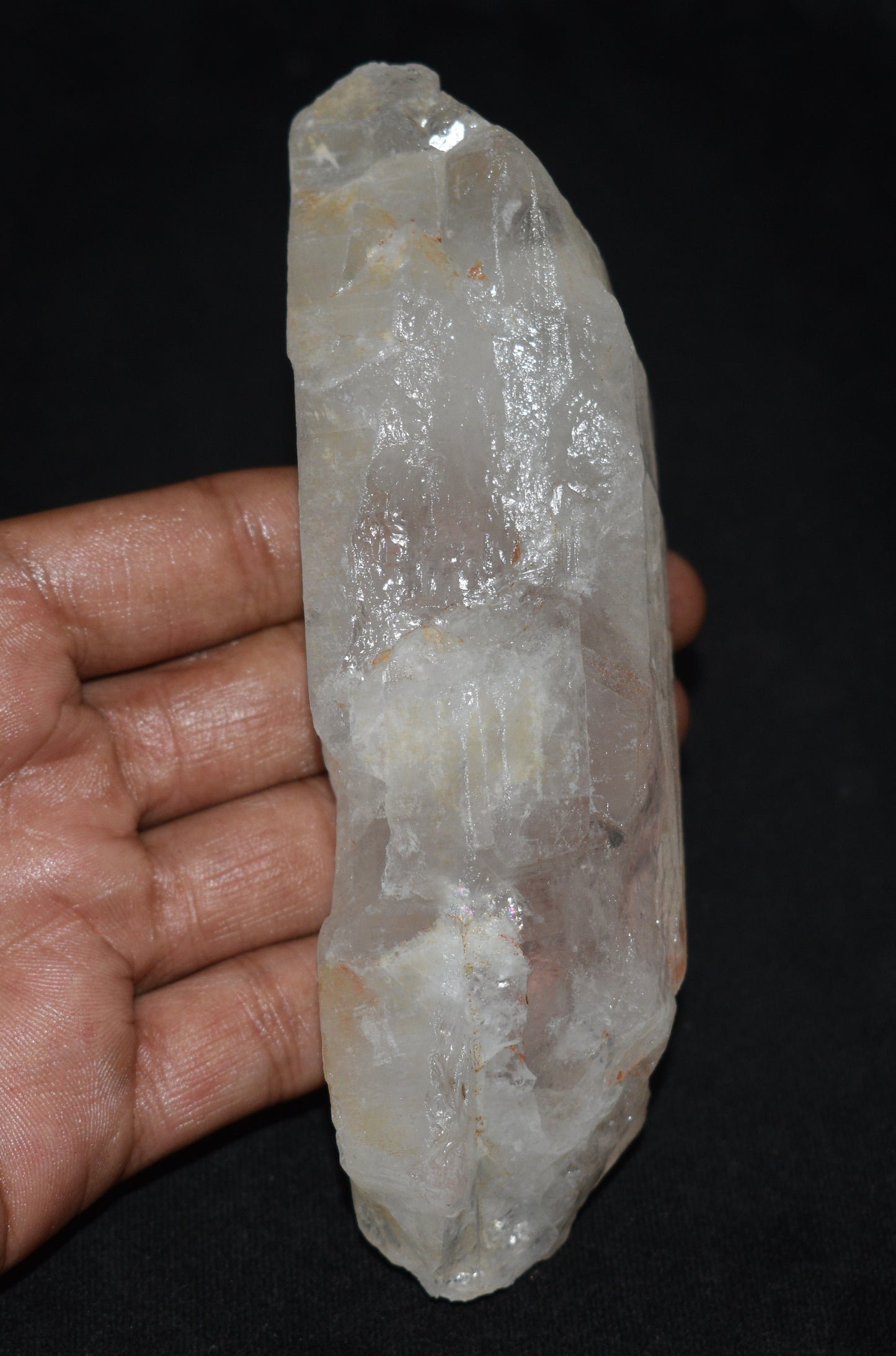 Rare And Beautiful Natural Lemurian Window Crystal – Clear Energizing- {Weight- 395.00 Gram},