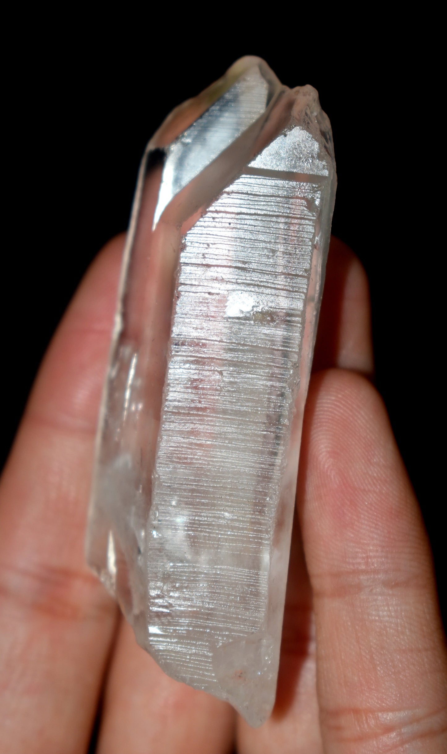 Very Beautiful Tantric Twin Window Crystal – Soul Mate Crystal - Enhances Energy Flow and Spiritual Healing- {Weight- 54.40 Gram}