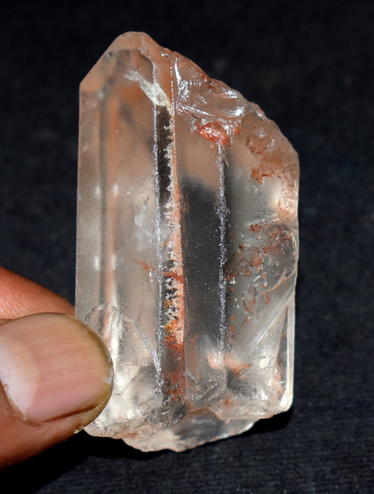 Tantric Twin Crystal, Soul Mate Crystal, Double Pointer – Enhances Energy Flow and Spiritual Healing- {Weight-50.00 Gram}