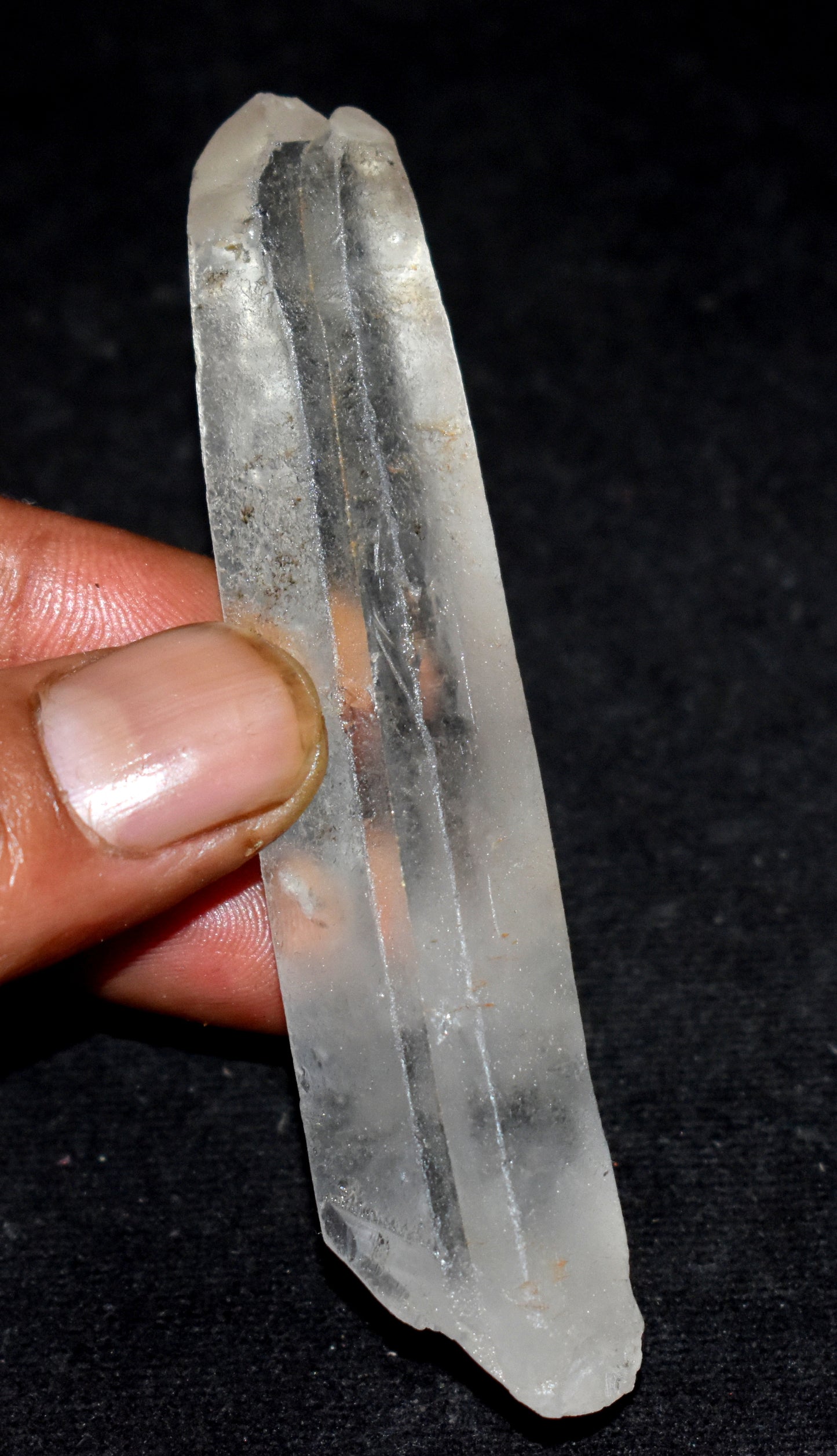 Tantric Twin Crystal, Soul Mate Crystal, Double Pointer – Enhances Energy Flow and Spiritual Healing- {Weight-57.20 Gram}