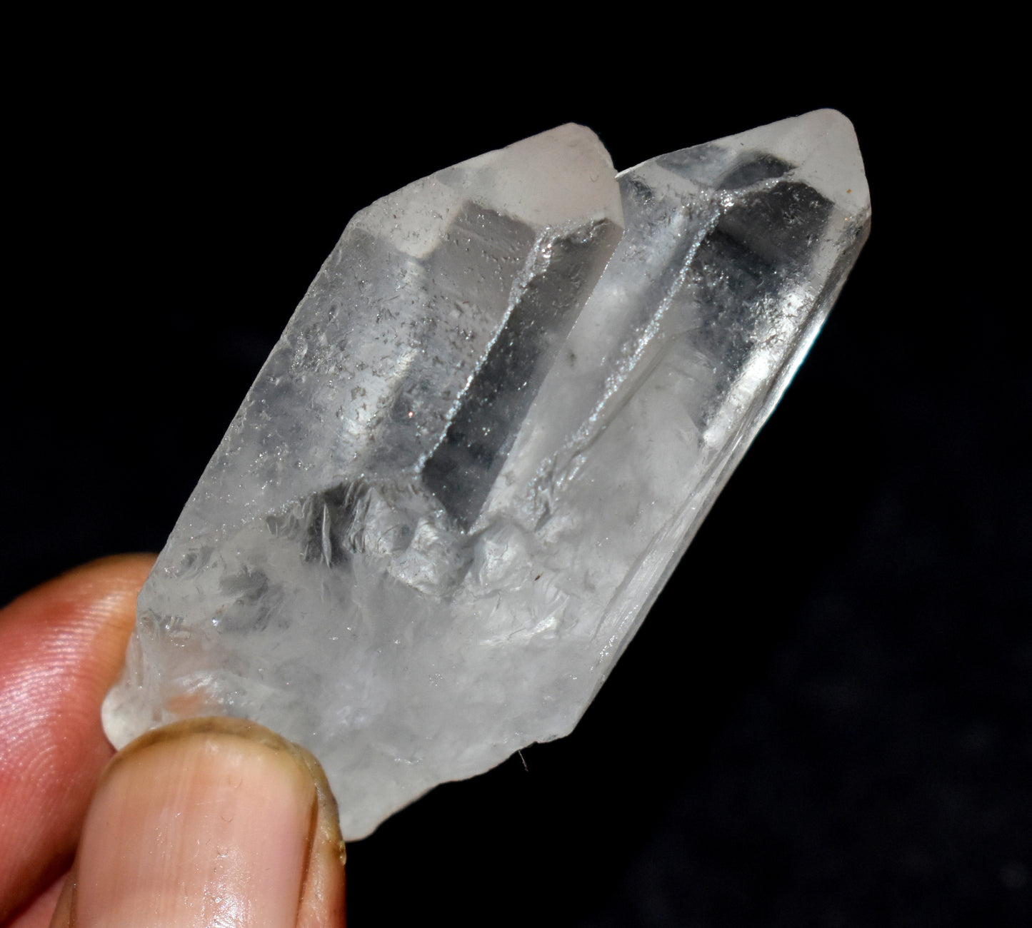 Tantric Twin Crystal, Soul Mate Crystal, Double Pointer - {Weight- 60.20 Gram}