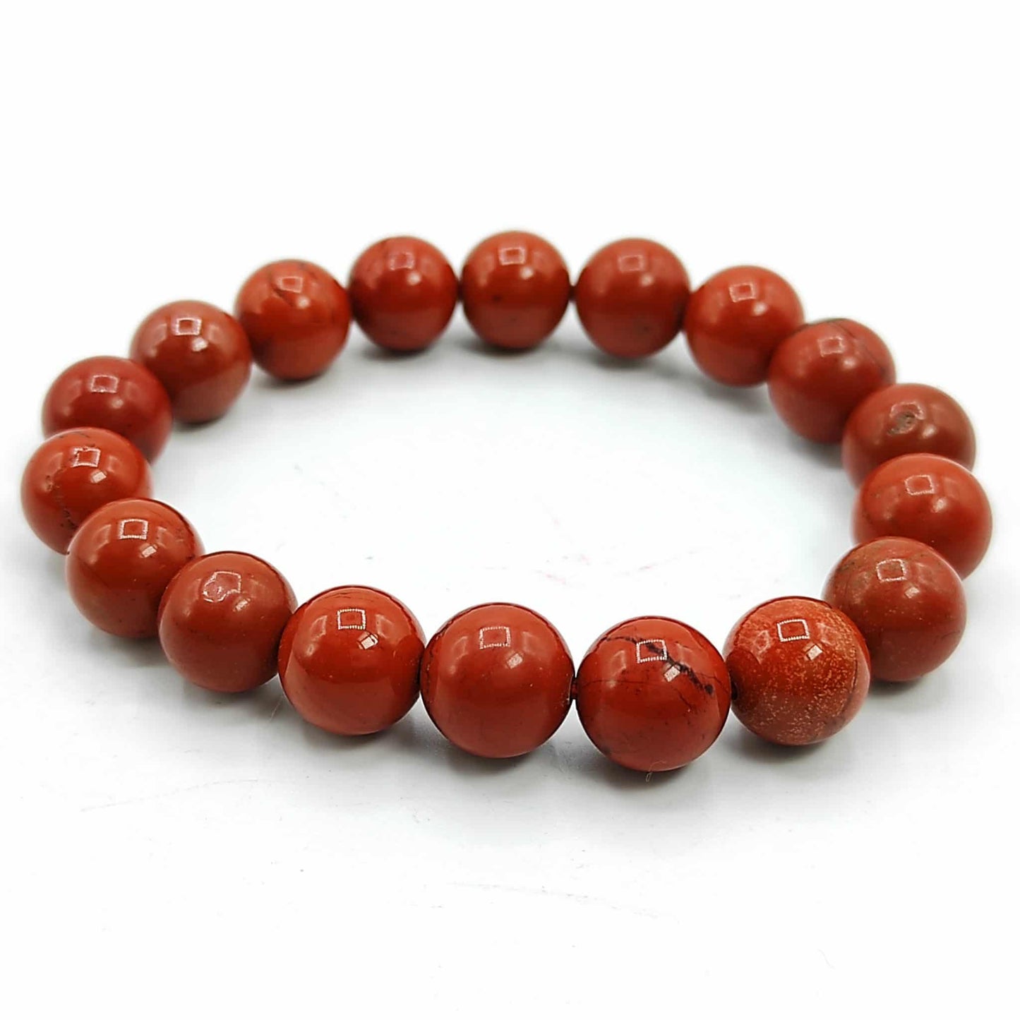 Mangal Graha Remedy Crystal Red Jasper Bracelet – Balance Mars Energy, Boost Courage, and Enhance Emotional Stability #RedJasperBracelet #MarsRemedies #MangalGraha #AstrologyJewelry #HealingCrystals