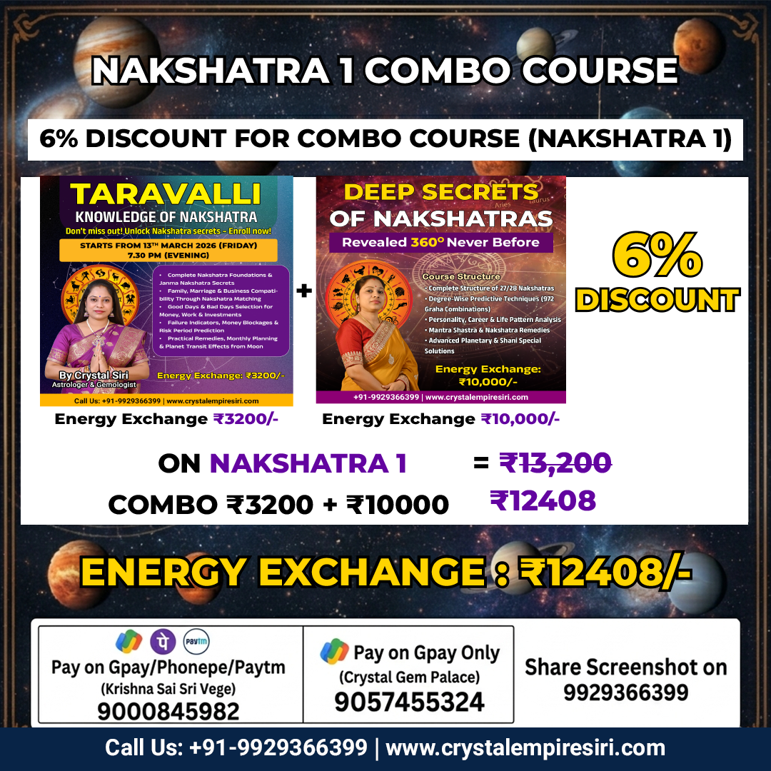 Nakshatra 1 Combo Course ā 6% Special Discount Offer