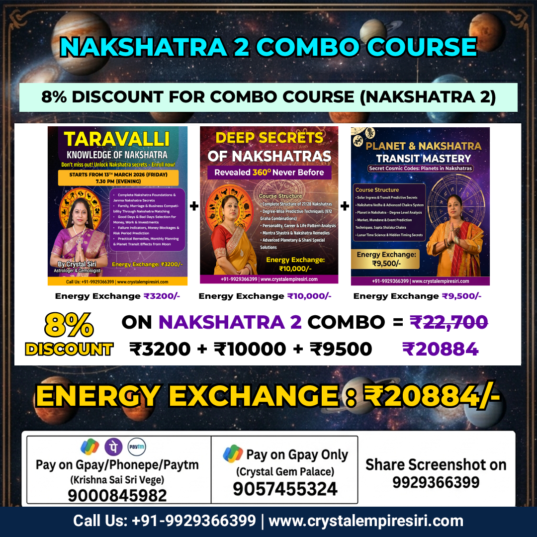Nakshatra 2 Combo Course ā 8% Special Discount