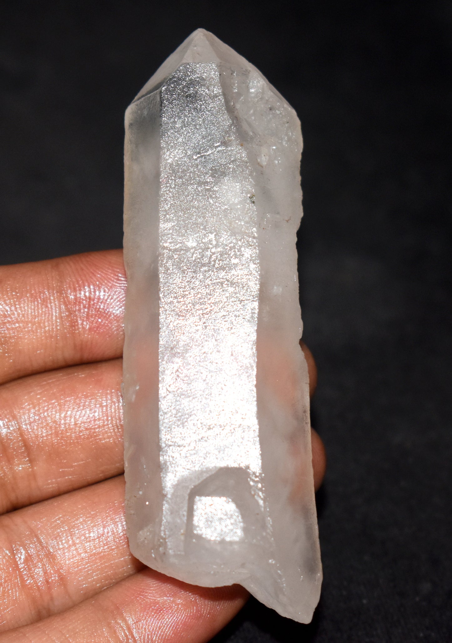 Lemurian Quartz Crystal – Clear Energizing- {Weight- 81.30 Gram},