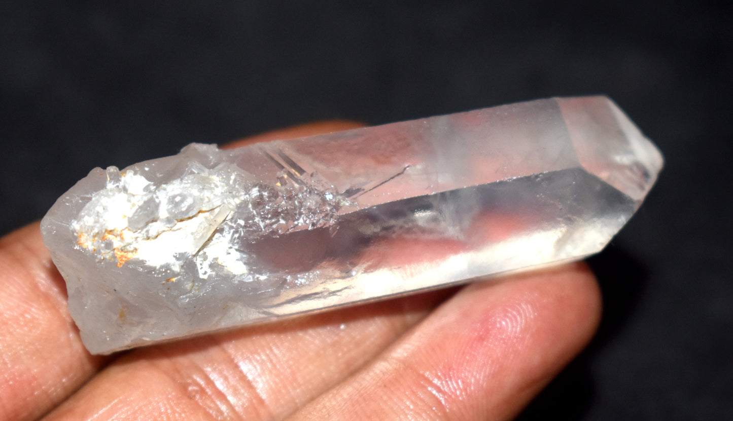 Lemurian Quartz Crystal – Clear Energizing- {Weight- 37.80 Gram},