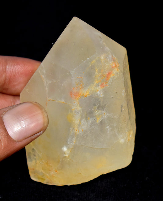 Natural Lemurian Quartz Crystal – Clear, High-Vibration Energy for Healing and Clarity #LemurianQuartz #CrystalHealing #HighVibration #SpiritualAwakening #NaturalQuartz