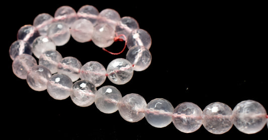 Natural Rose Quartz Round Ball Honeycomb Cut #NaturalRoseQuartz #RoseQuartzJewelry #RoundBallCut #HoneycombCut #GemstoneJewelry #LuxuryJewels #UniqueDesign