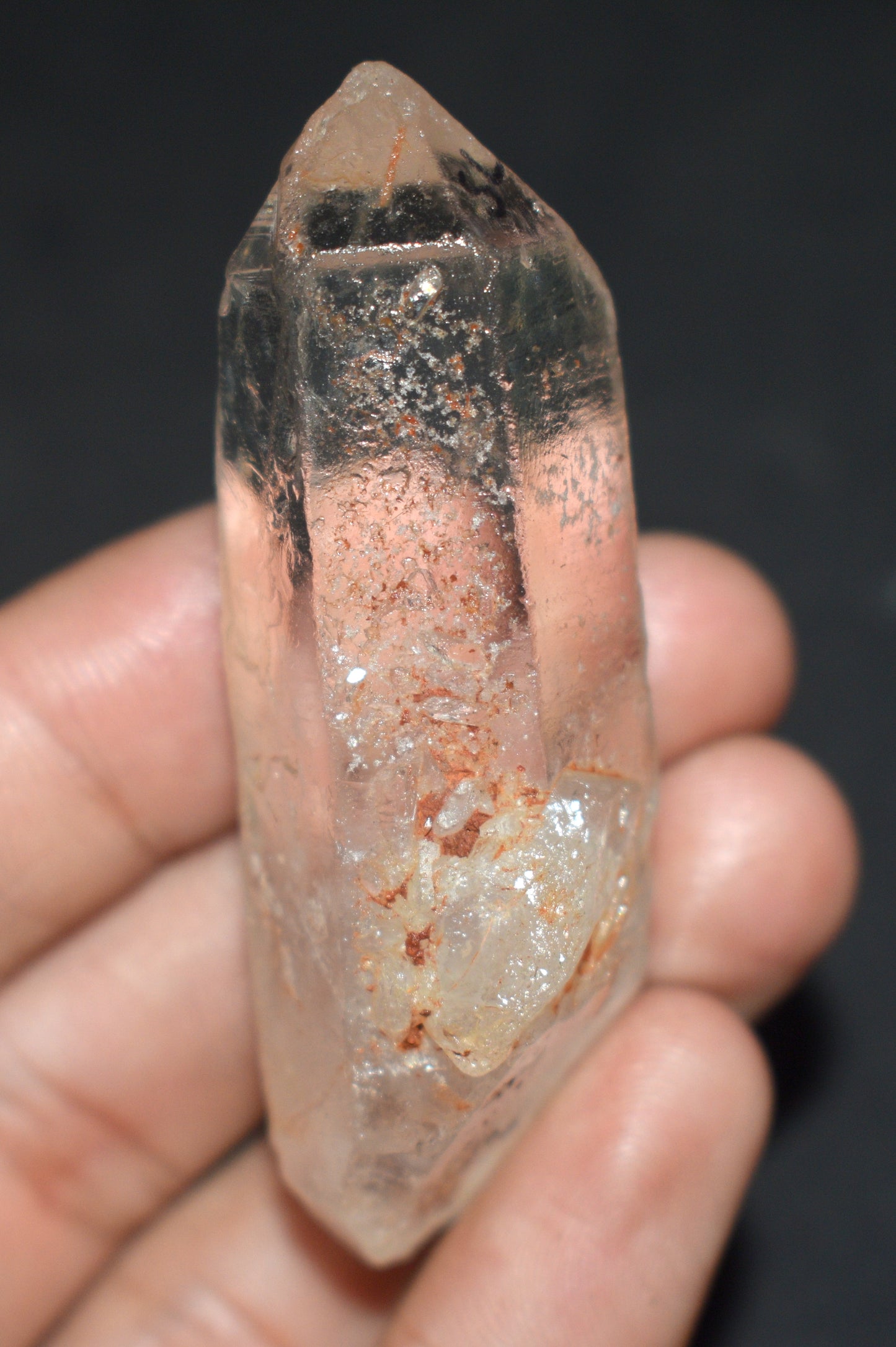 Beautiful Lemurian Seed Window Crystal Point – Clear Energizing- {Weight- 35.00 Gram},