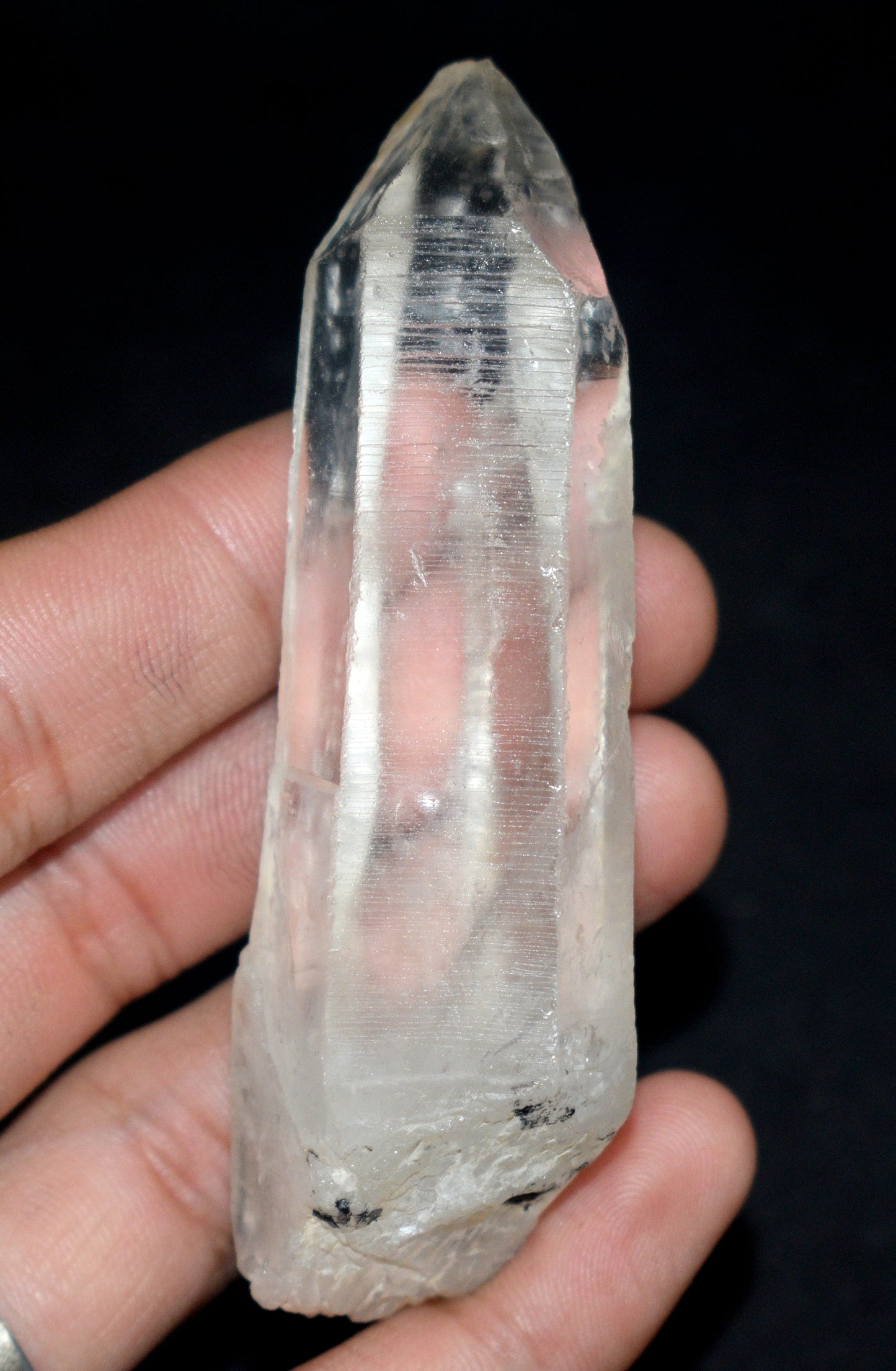 Beautiful Lemurian Seed Window Crystal Point – Clear Energizing- {Weight- 65.00 Gram},