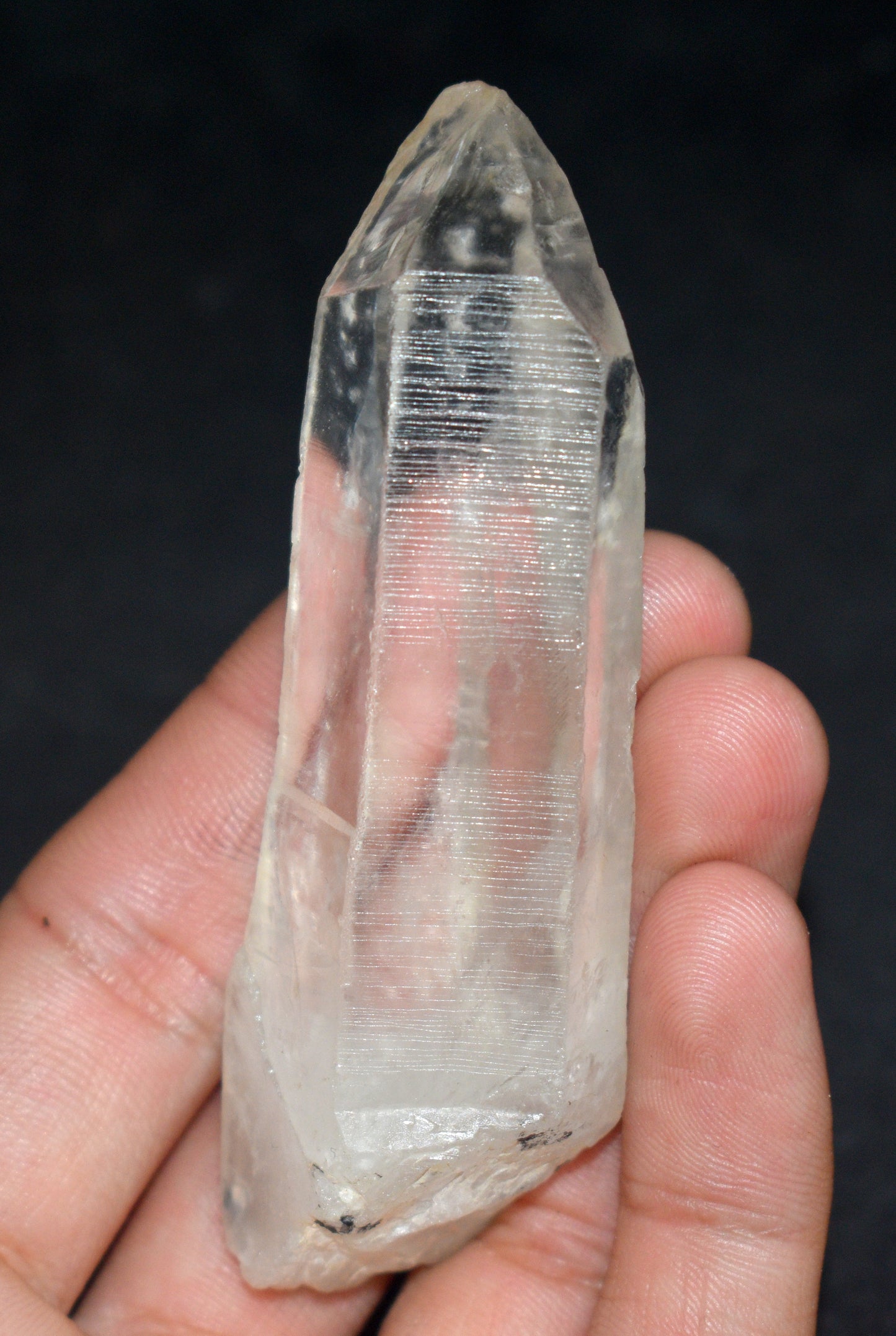 Beautiful Lemurian Seed Window Crystal Point – Clear Energizing- {Weight- 65.00 Gram},