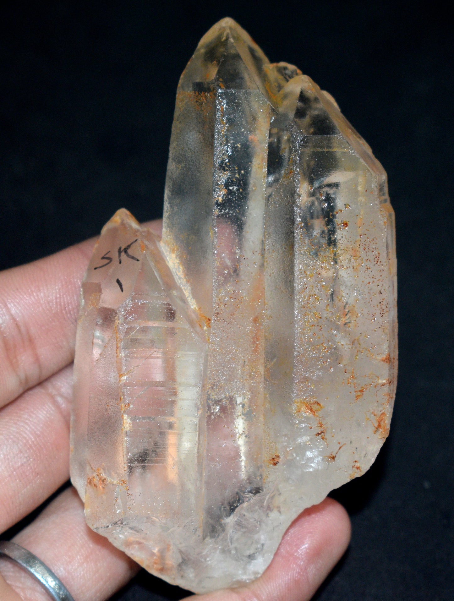 Very Beautiful & Rare Tantric Twin Crystal – Soul Mate Crystal - Enhances Energy Flow and Spiritual Healing- {Weight- 156.00 Gram}